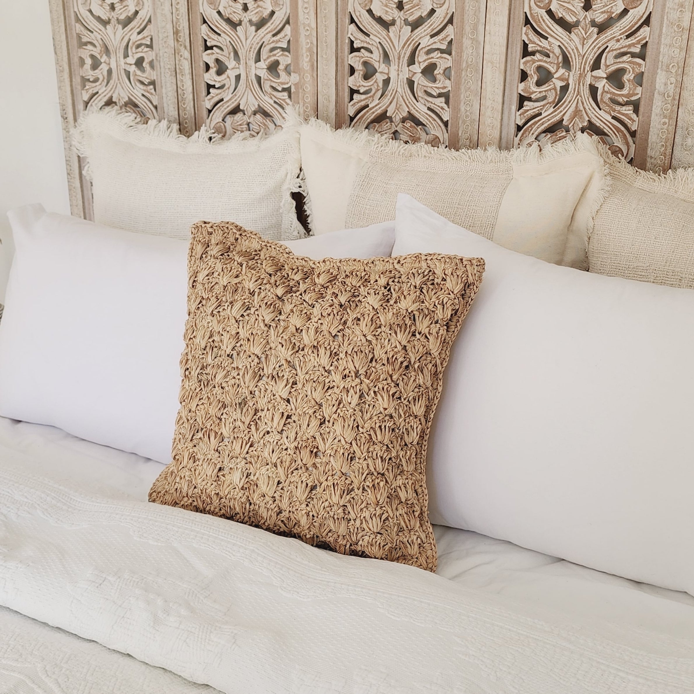 Island Raffia Cushion Cover | 50x50cm