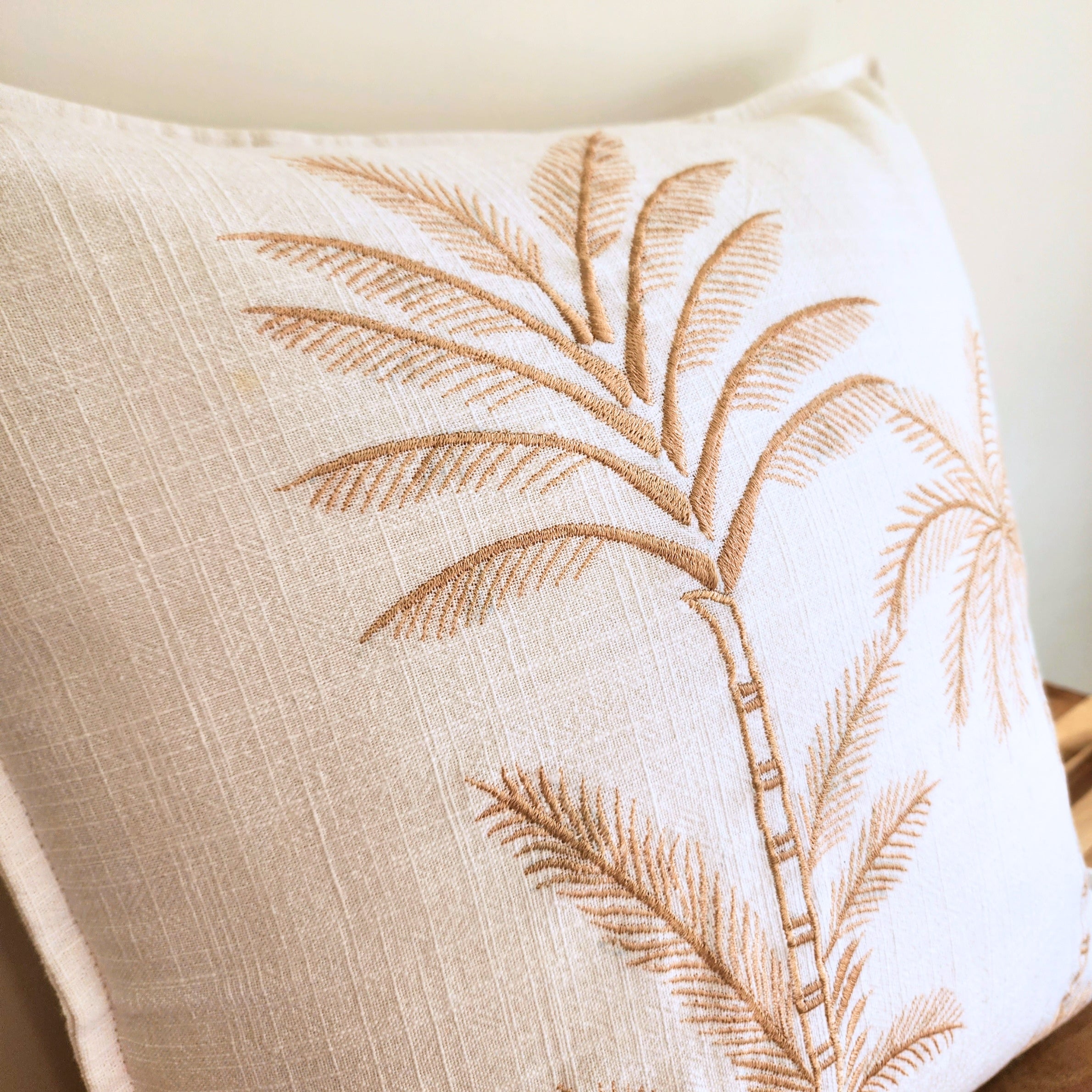 Golden Palms Cushion Cover | 50x50cm