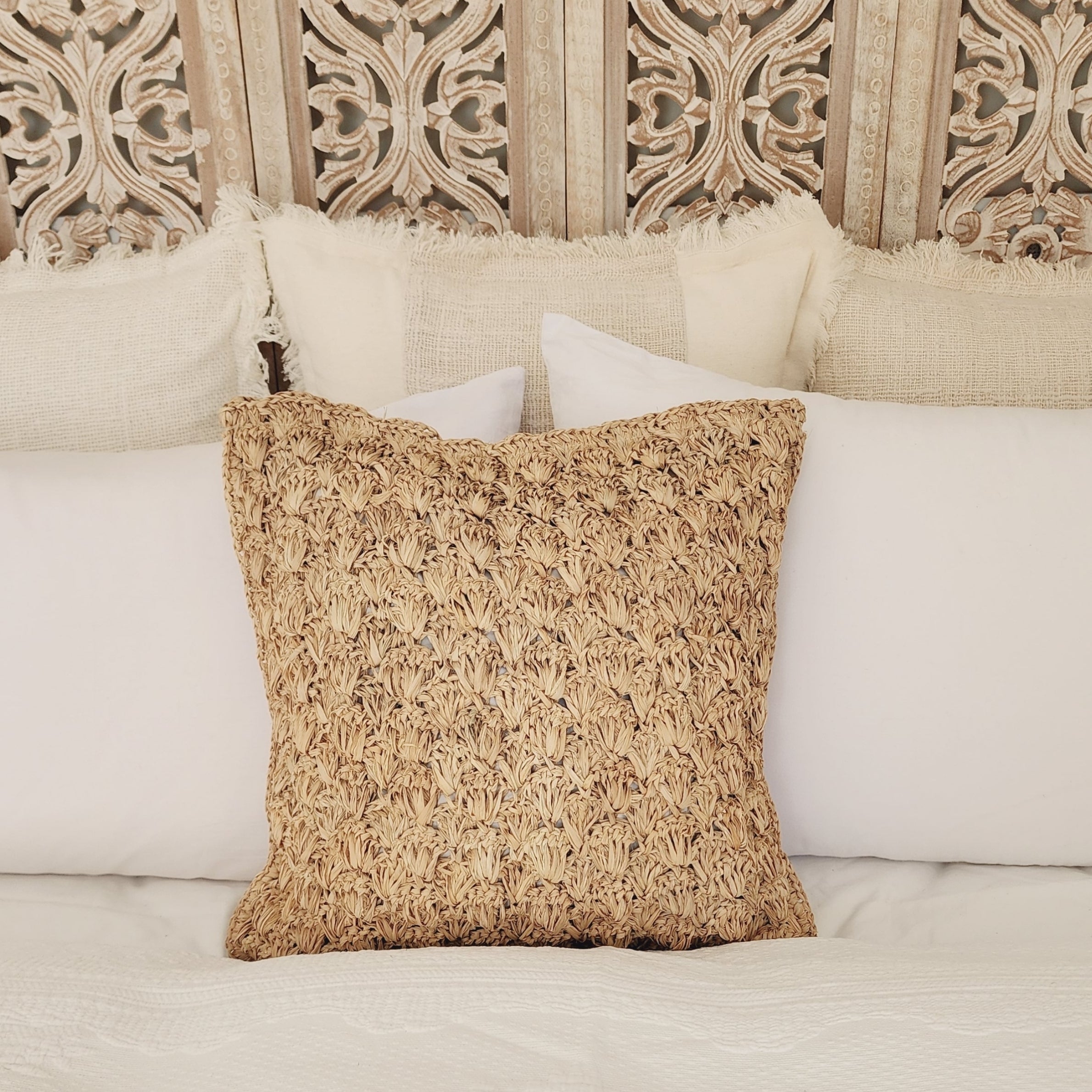 Island Raffia Cushion Cover | 50x50cm