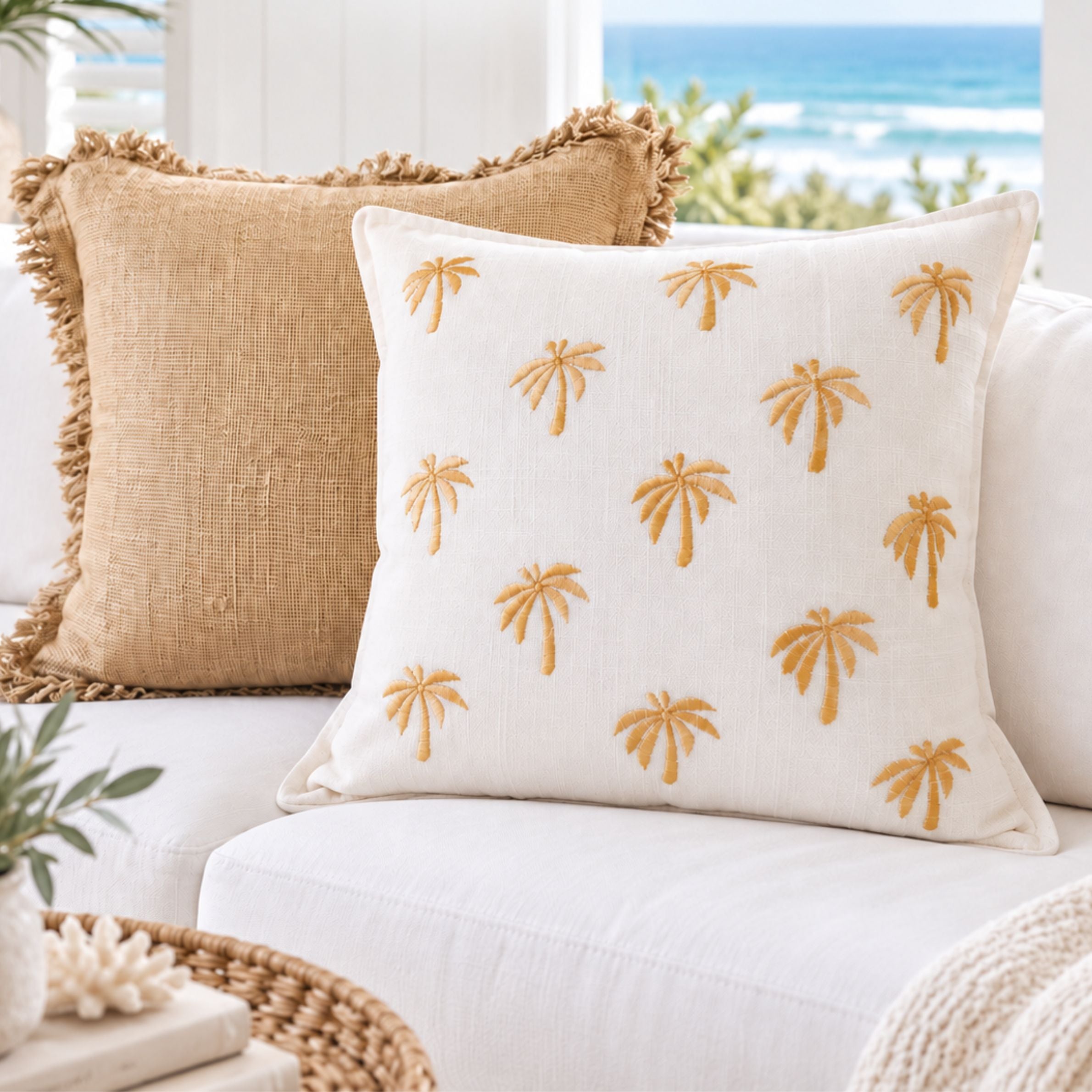 Under The Palms Cushion Cover | 50x50cm