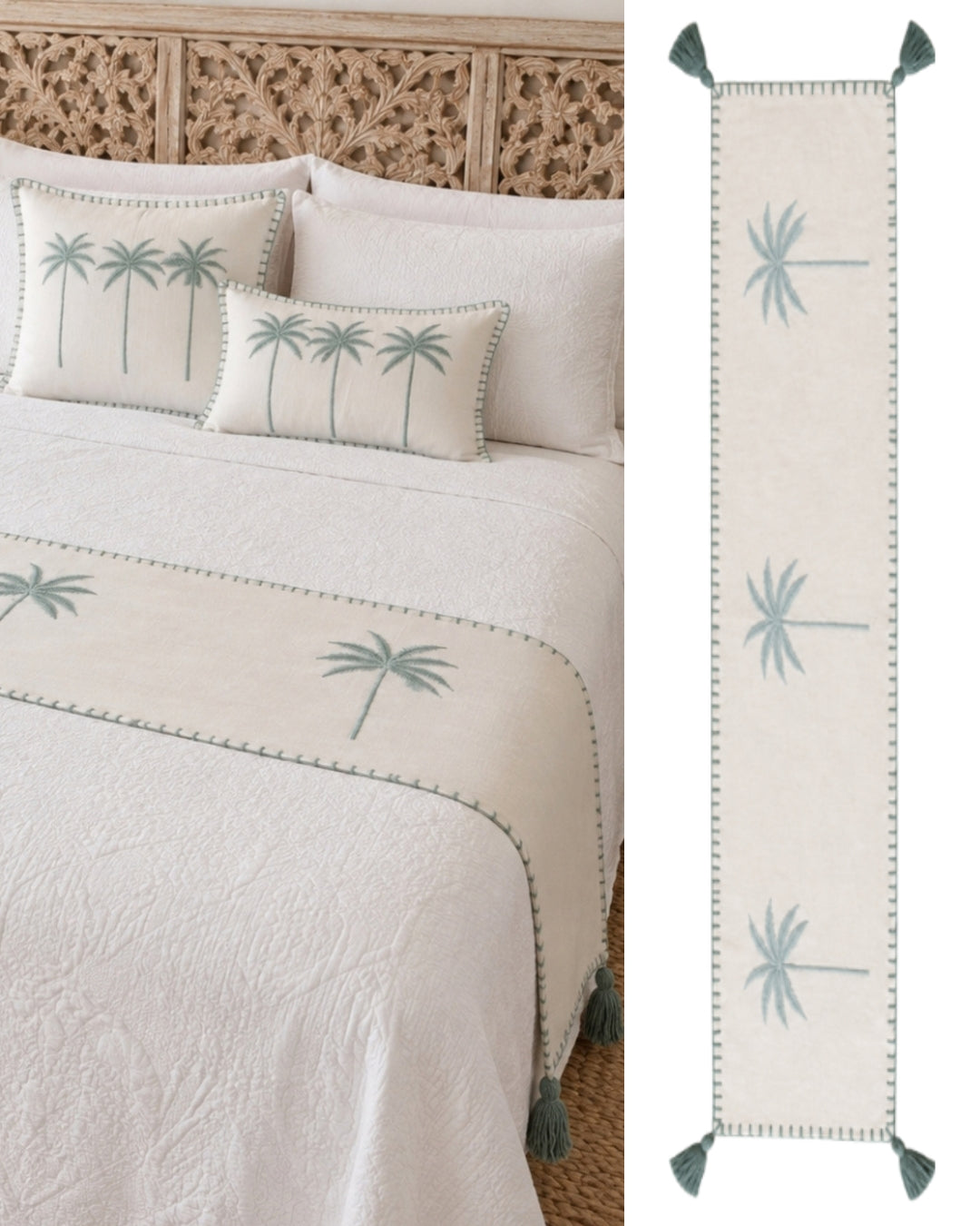 Palm Springs Bed Runner | King