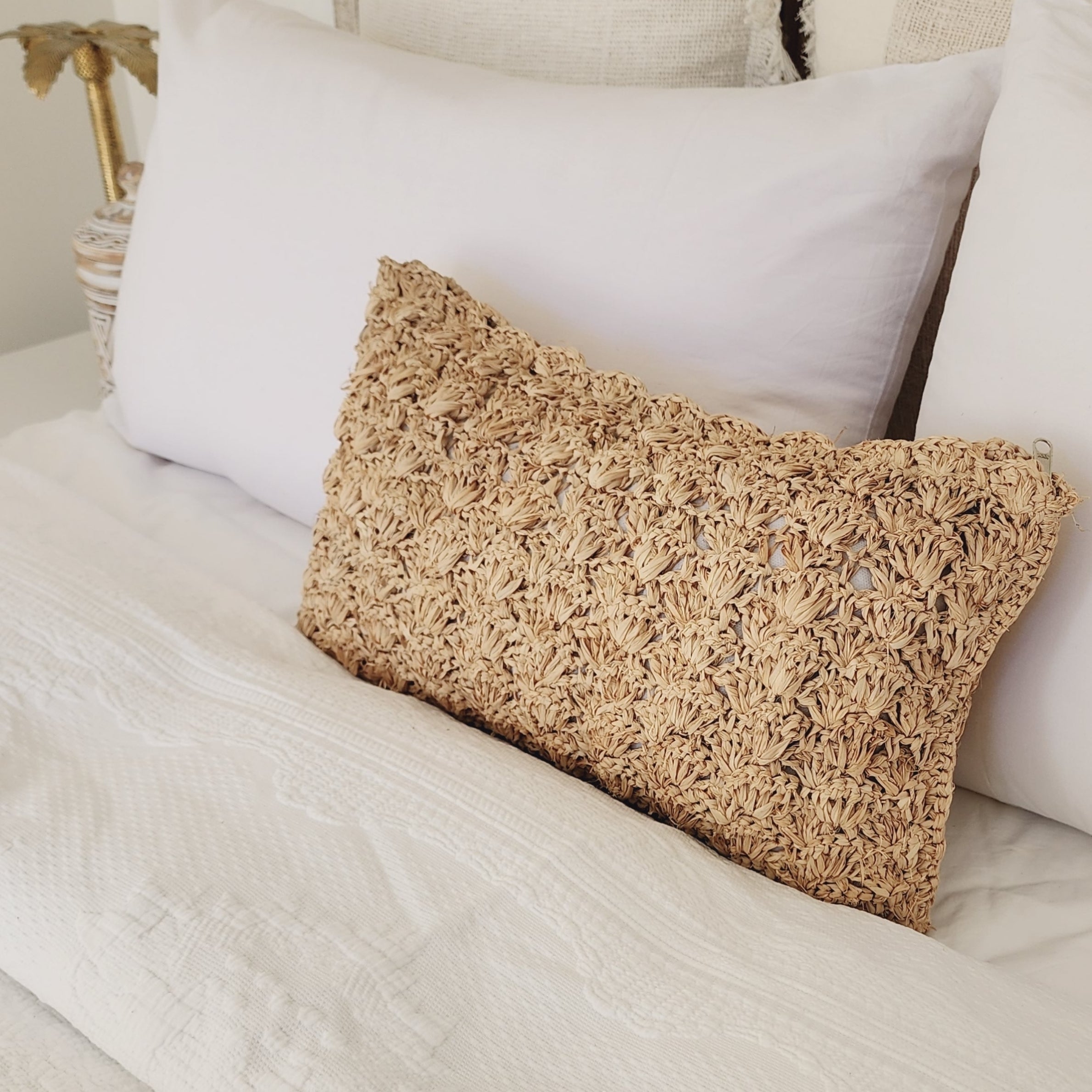 Island Raffia Cushion Cover | 30x50cm