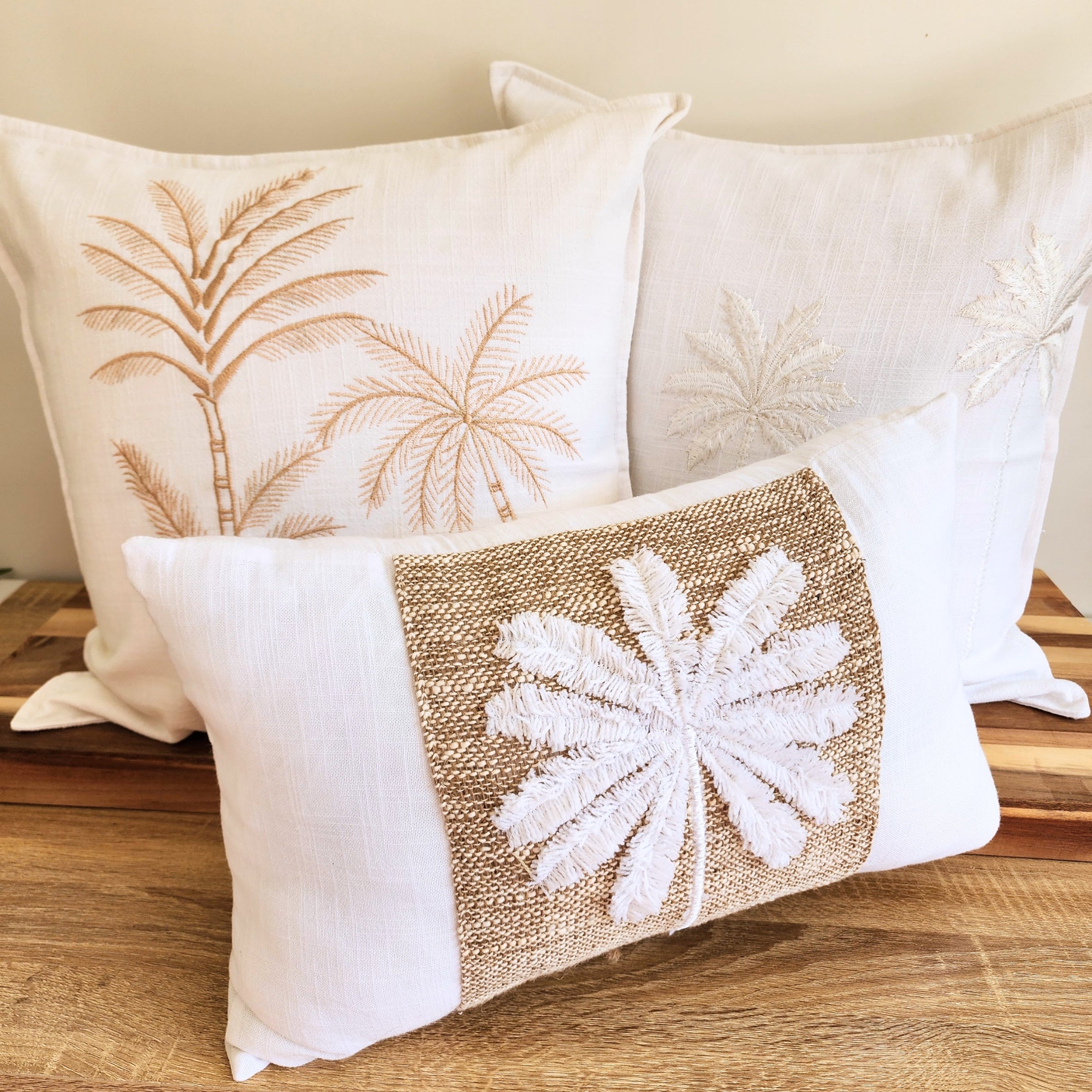 Golden Palms Cushion Cover | 50x50cm