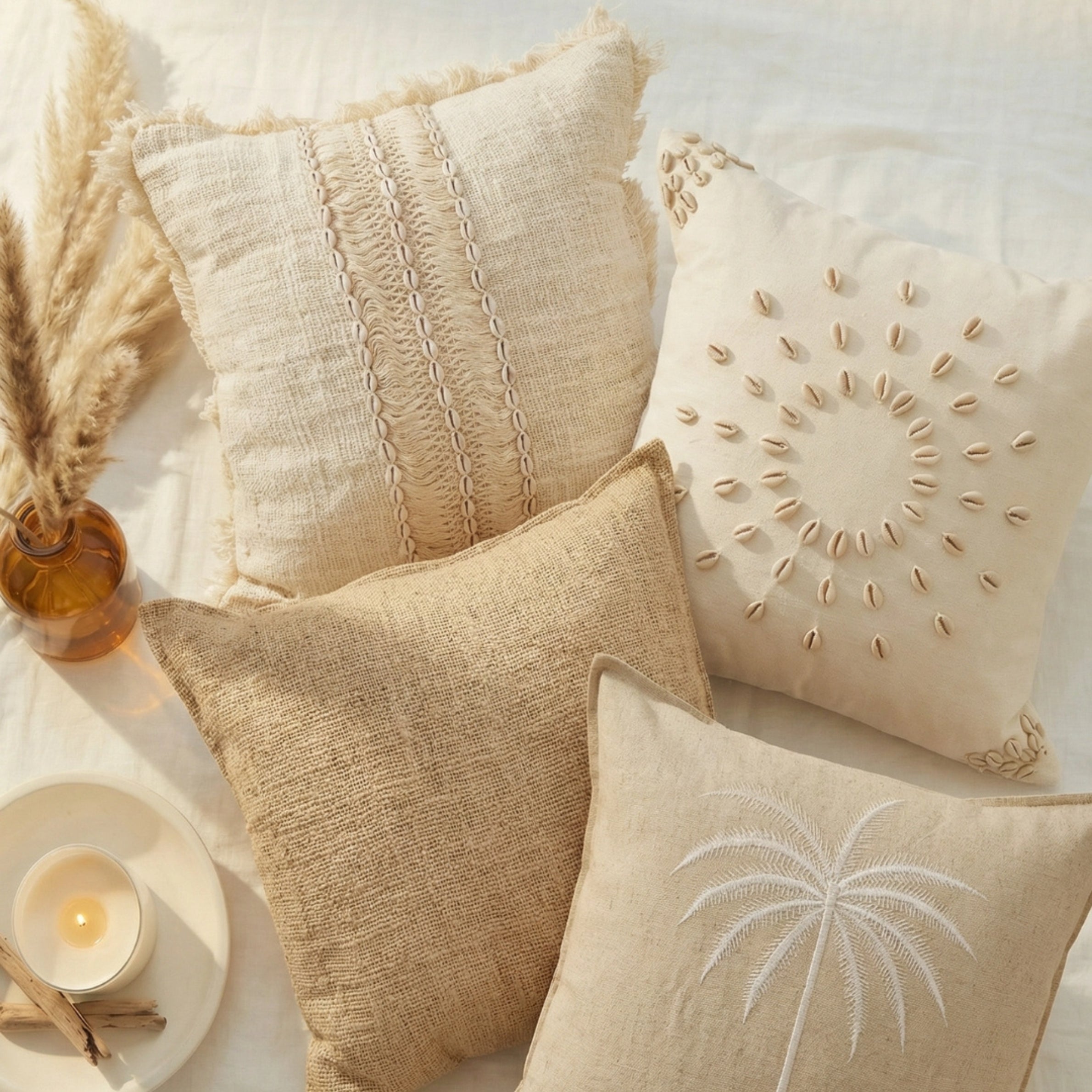 Salty Shells Cushion Cover | 50x50cm