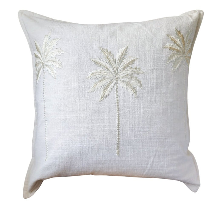 Palm Cove Ivory Cushion Cover | 50x50cm