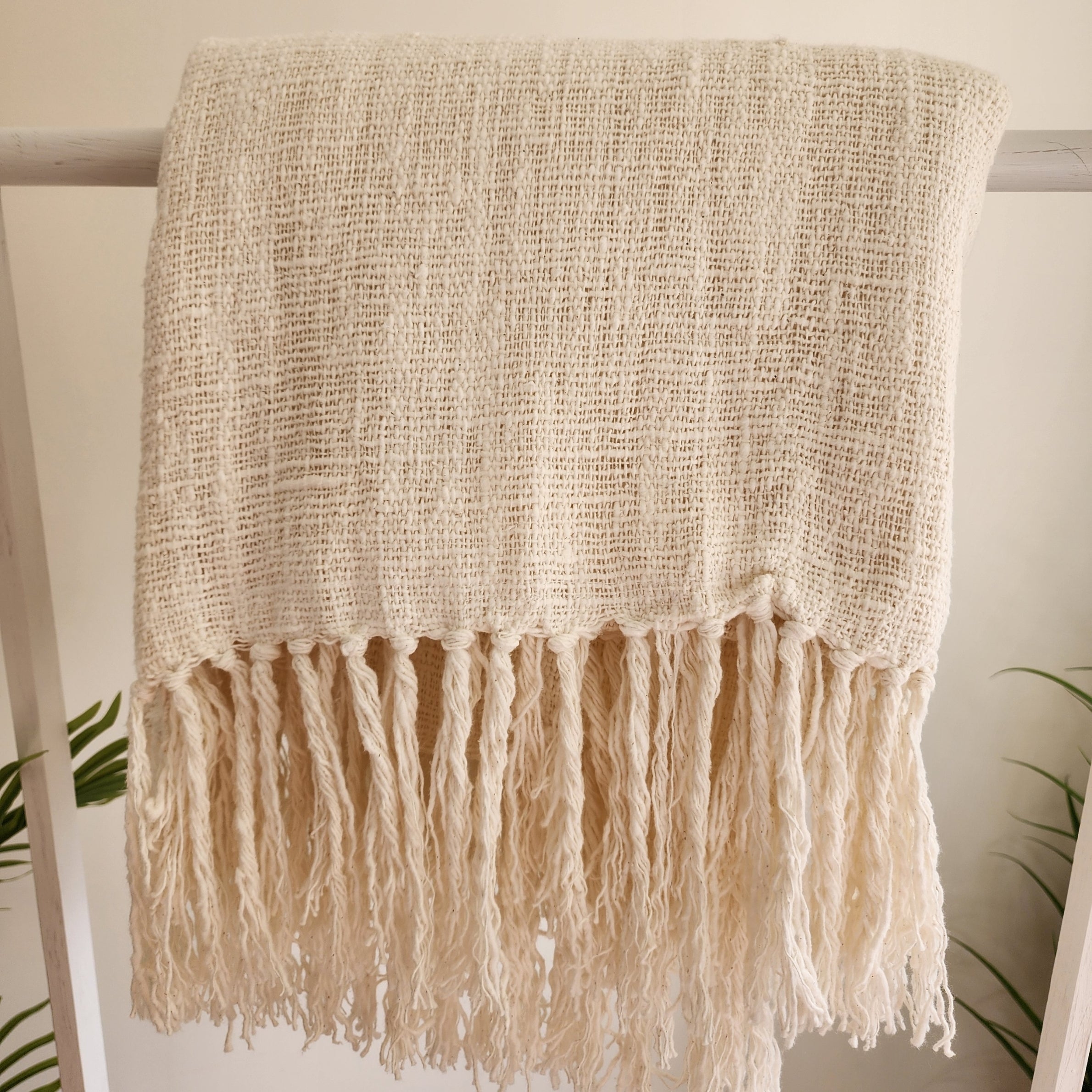 Luna Luxe Throw | Fringe | Oversized 2.5m