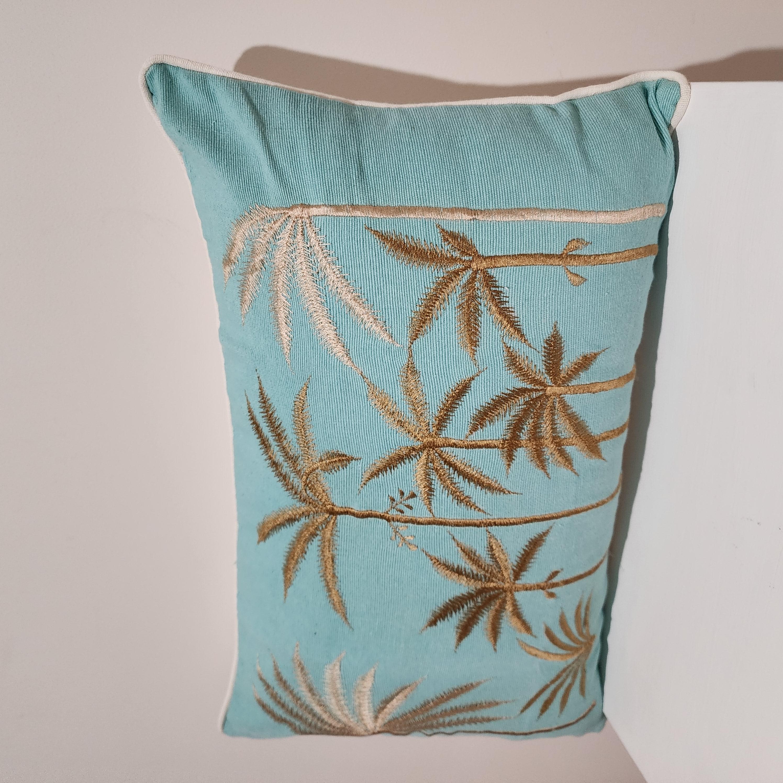 Blue Hawaii Aqua Lumbar Cushion Cover | 30x50cm