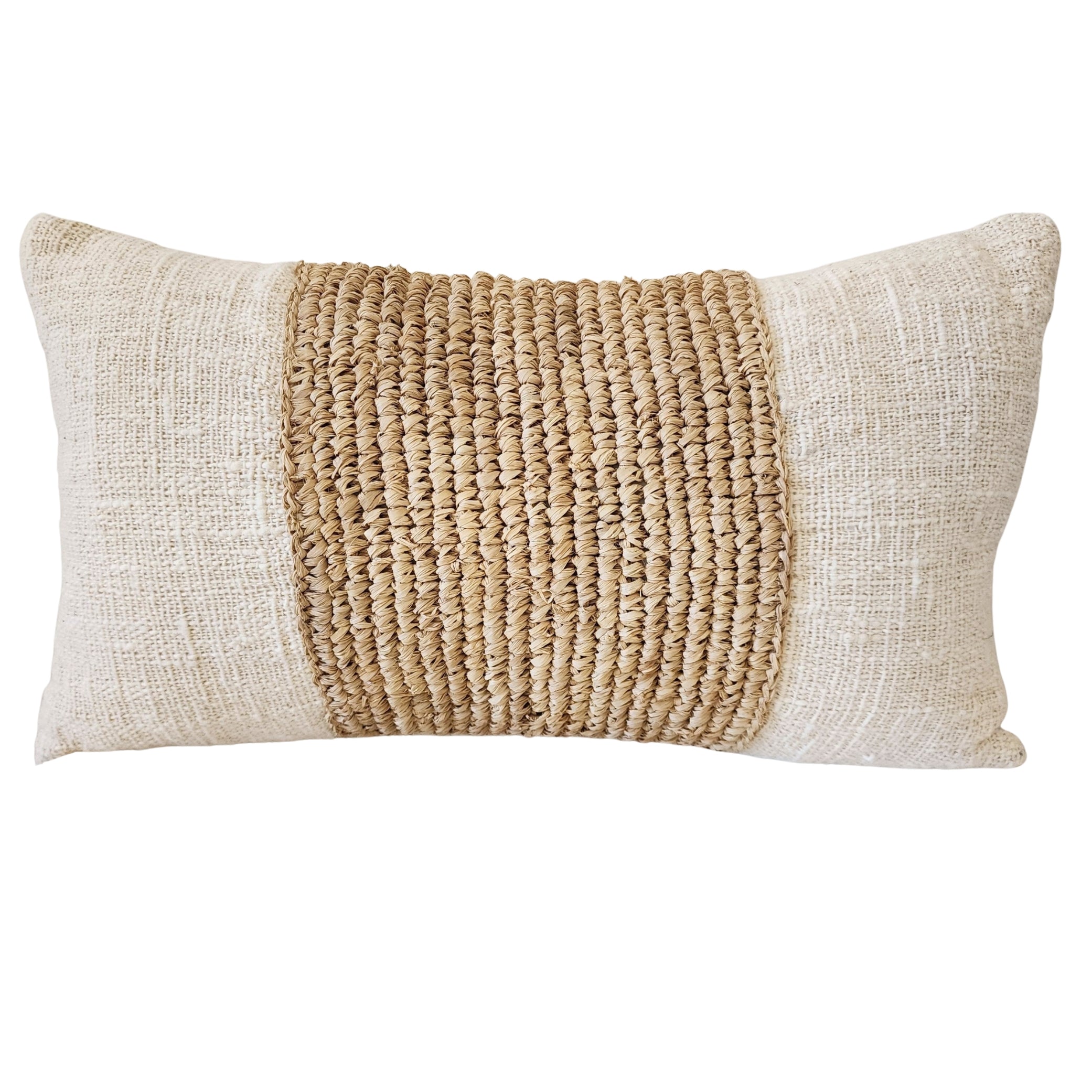 Havana Husk Lumbar Cushion Cover | 30x50cm