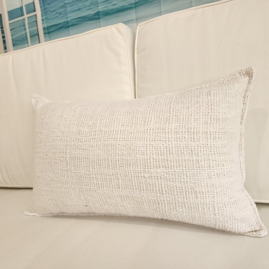 Ivory Bay Lumbar Cushion Cover | 30x50cm