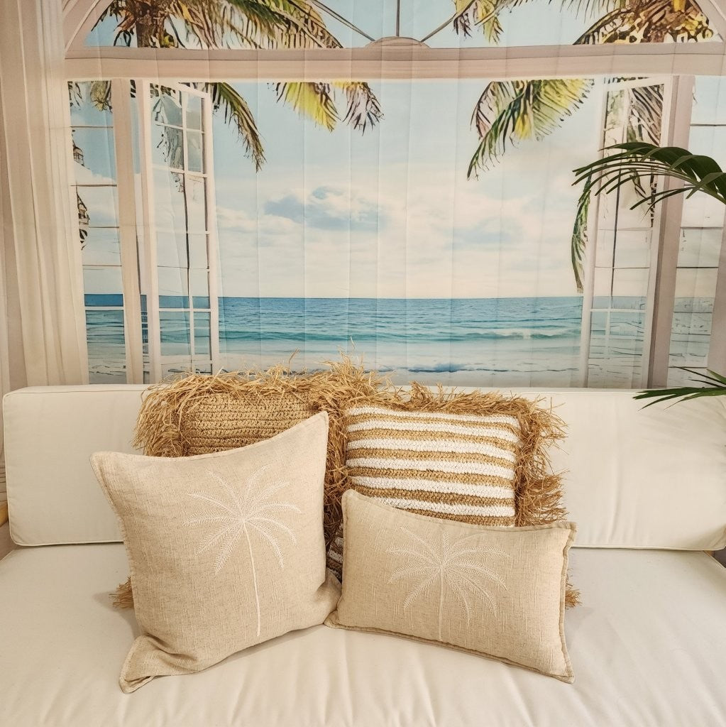 Acapulco Palm Lumbar Cushion Cover | 30x50cm