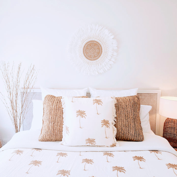 Kokomo Cocoa Palm Quilt Cover Set | Q | K | SK | Bed Linen