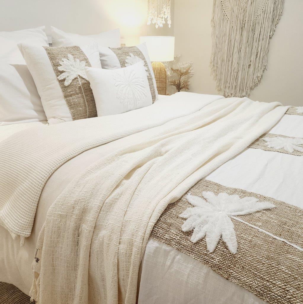 Palm Beach Bed Runner | Tassel | 200 x 40 cm