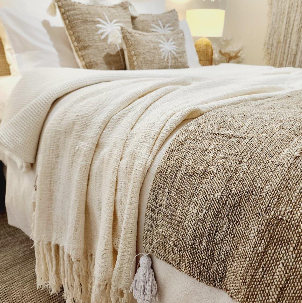 Bora Bora Bed Runner | Tassel | 200 x 40cm