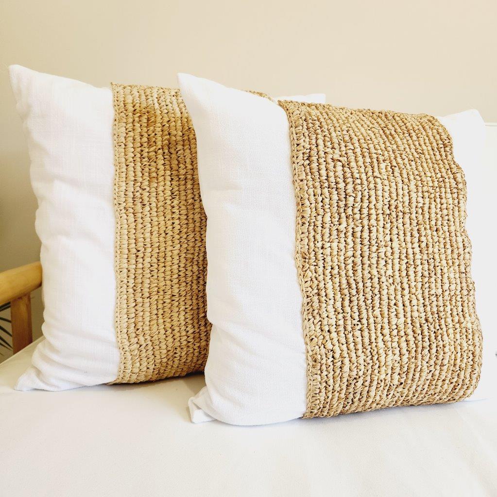 Havana White Cushion Cover | 50x50cm