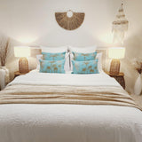 Blue Hawaii Lumbar Cushion Cover | 30x50cm