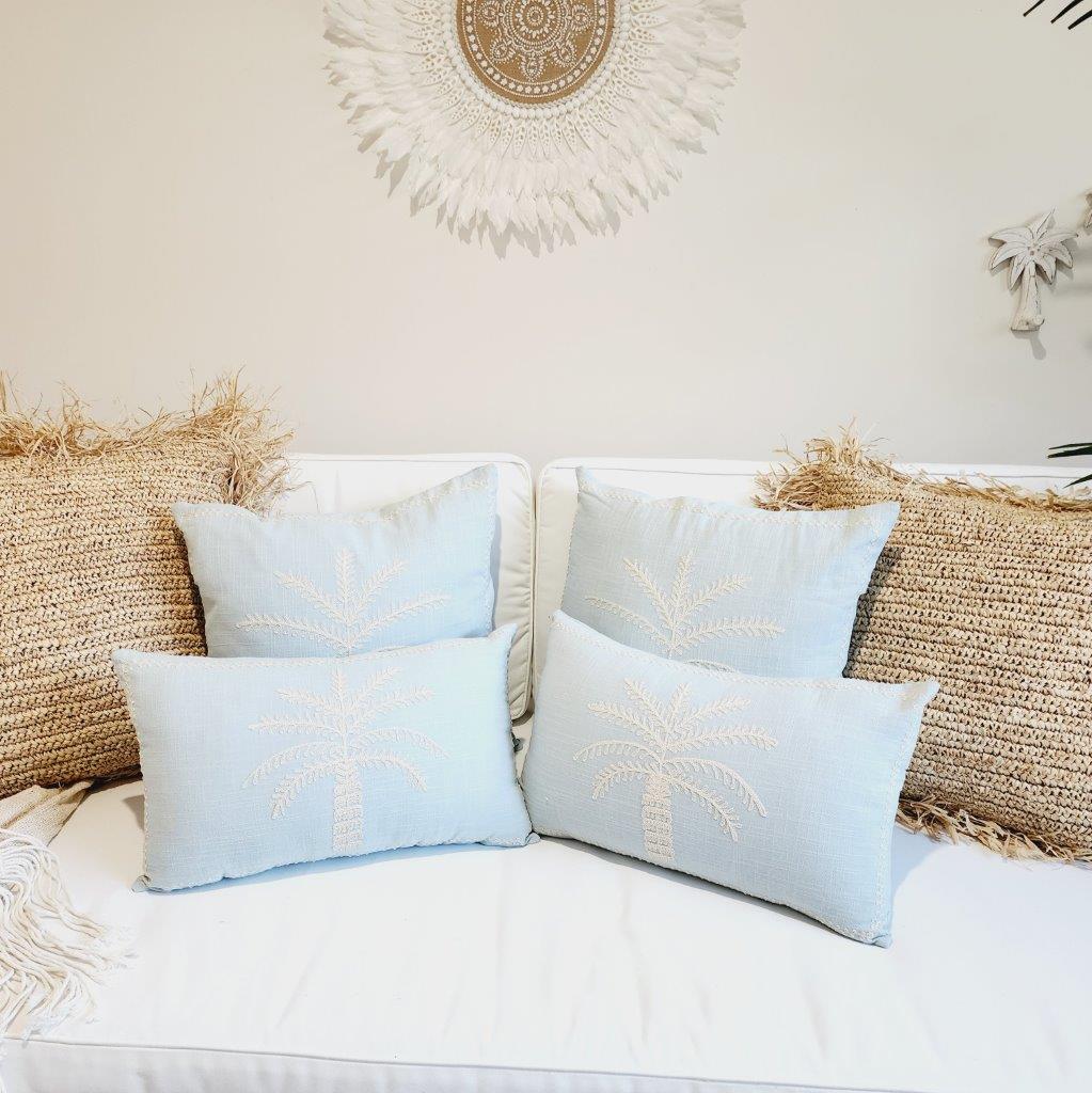 Cerulean Sea Lumbar Cushion Cover | 30x50cm