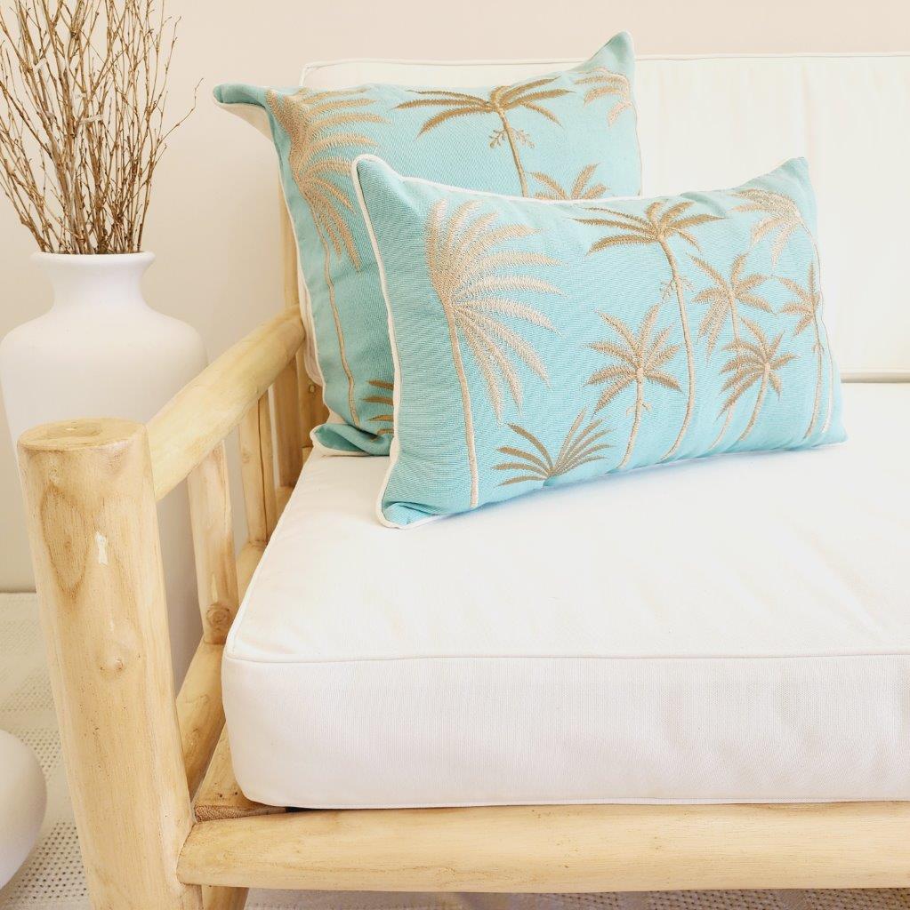 Blue Hawaii Lumbar Cushion Cover | 30x50cm