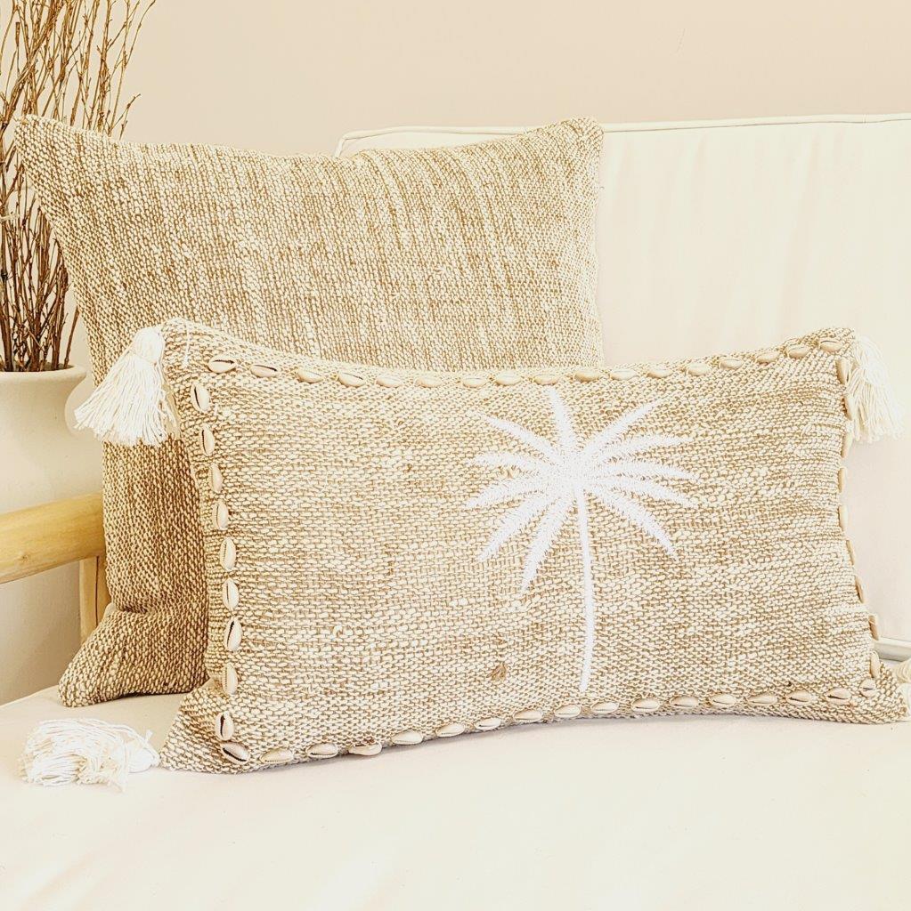 Paradise Palm Lumbar Cushion Cover | 30x50cm