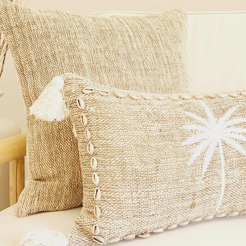 Paradise Palm Lumbar Cushion Cover | 30x50cm
