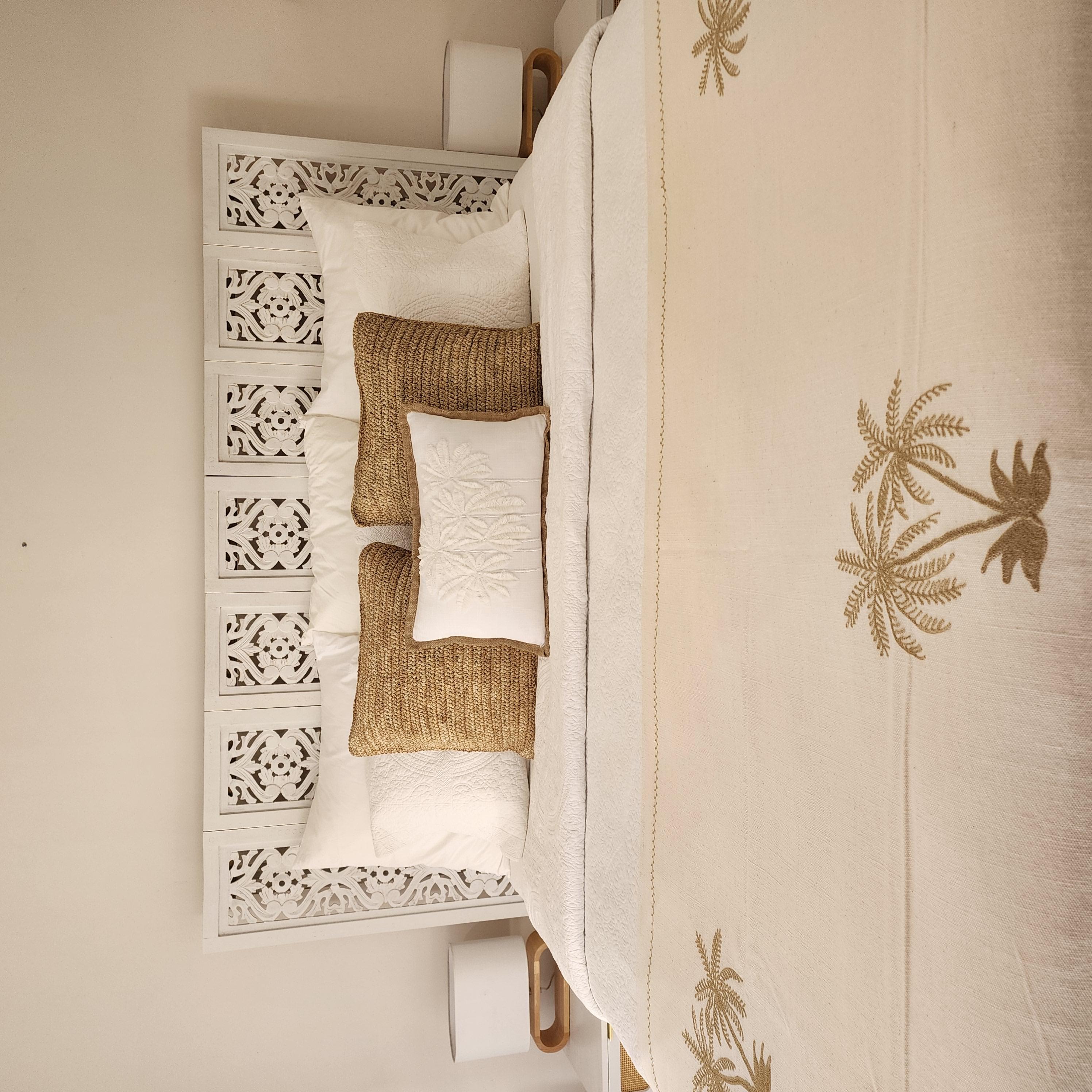 Maldives Raffia Island Cushion Cover  | 50x50cm