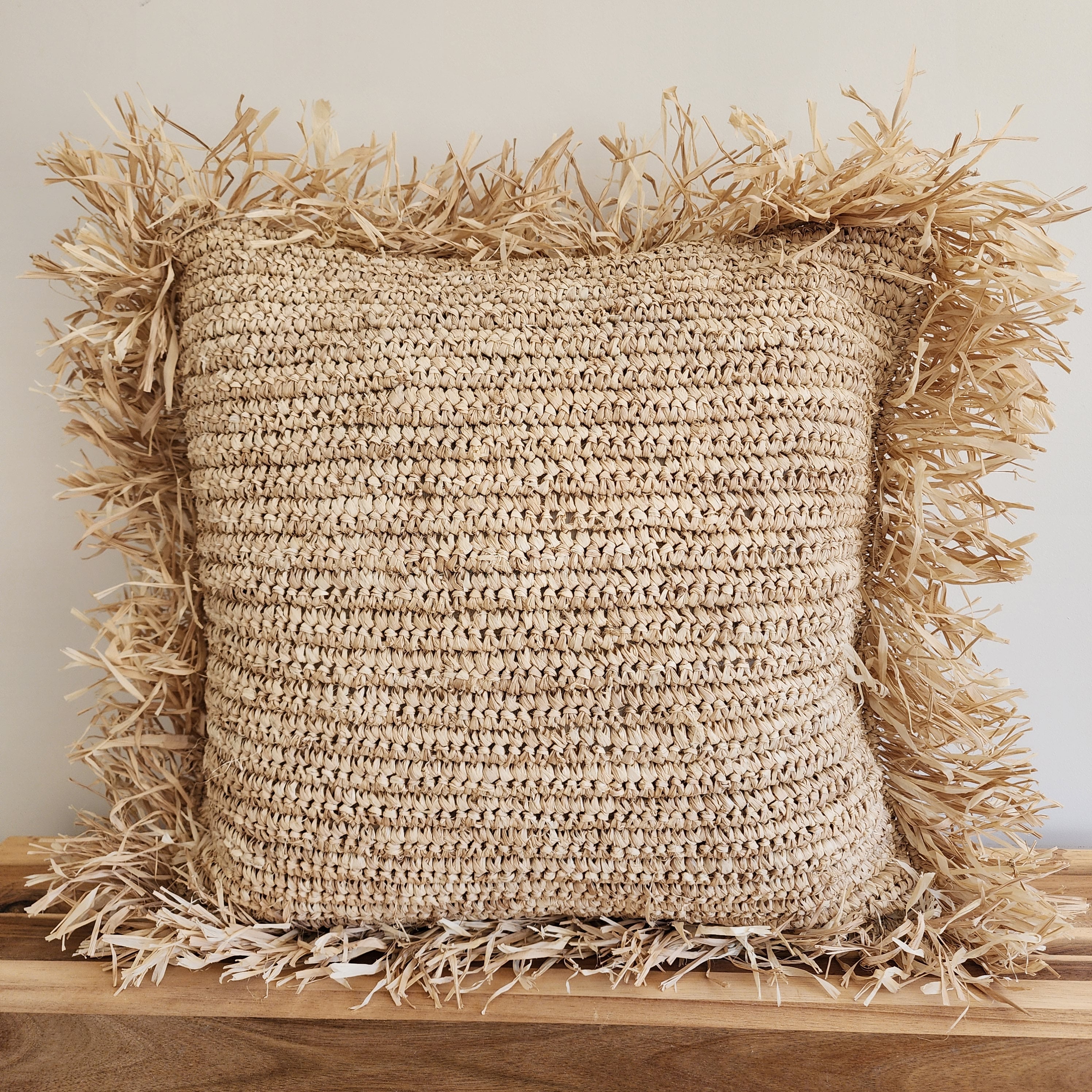 Maldives Raffia Cushion Cover | 50x50cm