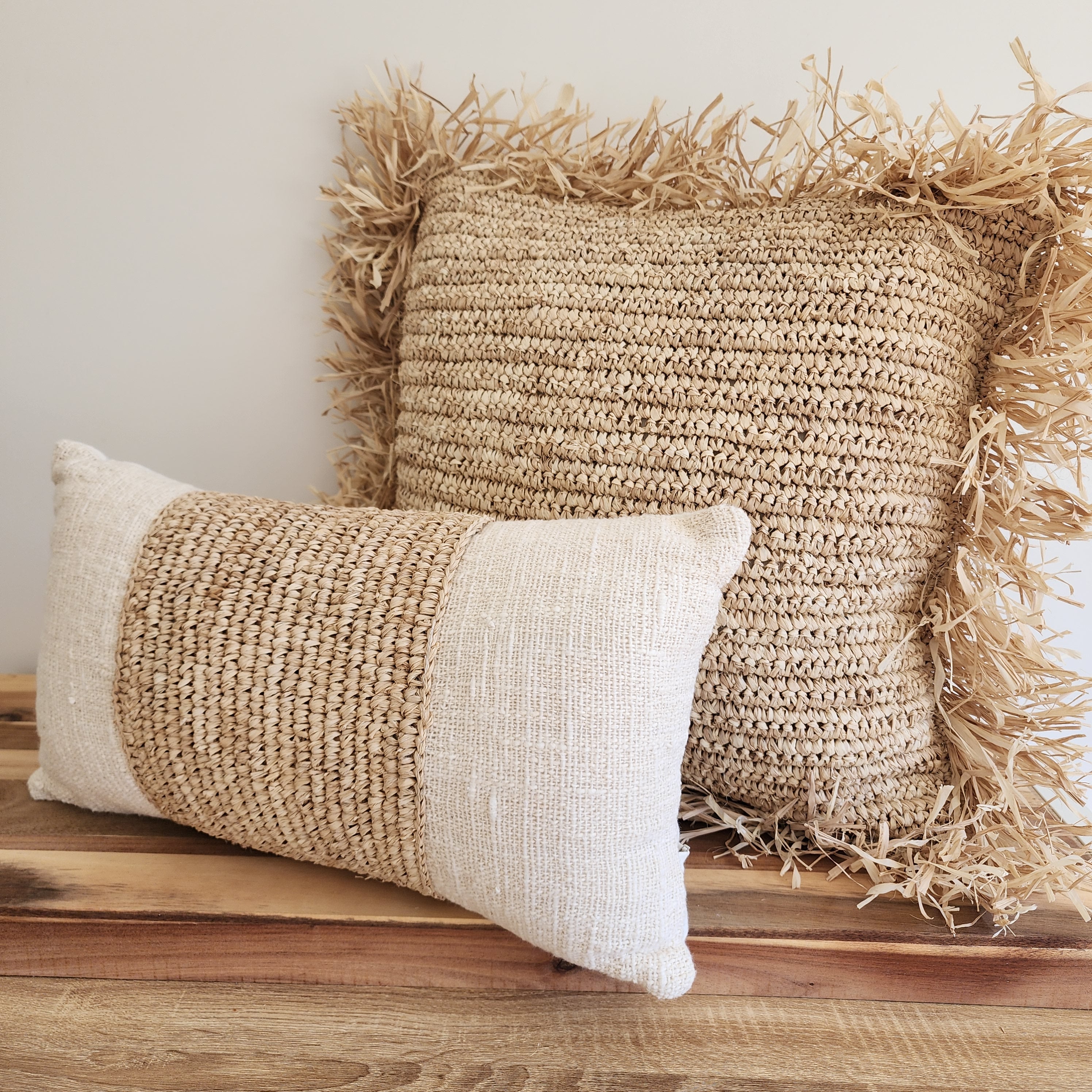 Havana Husk Lumbar Cushion Cover | 30x50cm