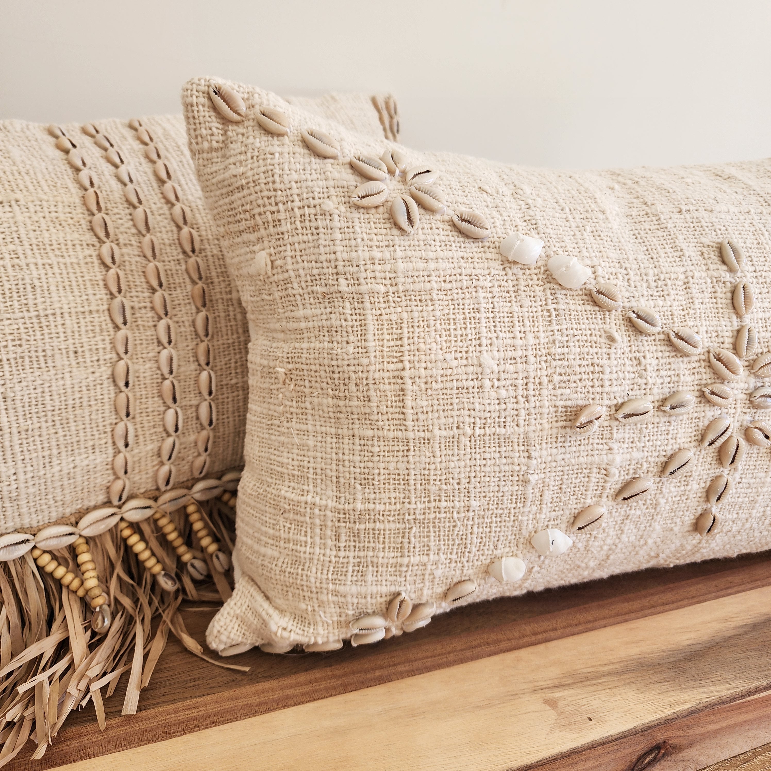 Island Star Lumbar Cushion Cover | Shell | 30x50cm