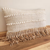 Island Shell Fringe Cushion Cover | 30x50cm