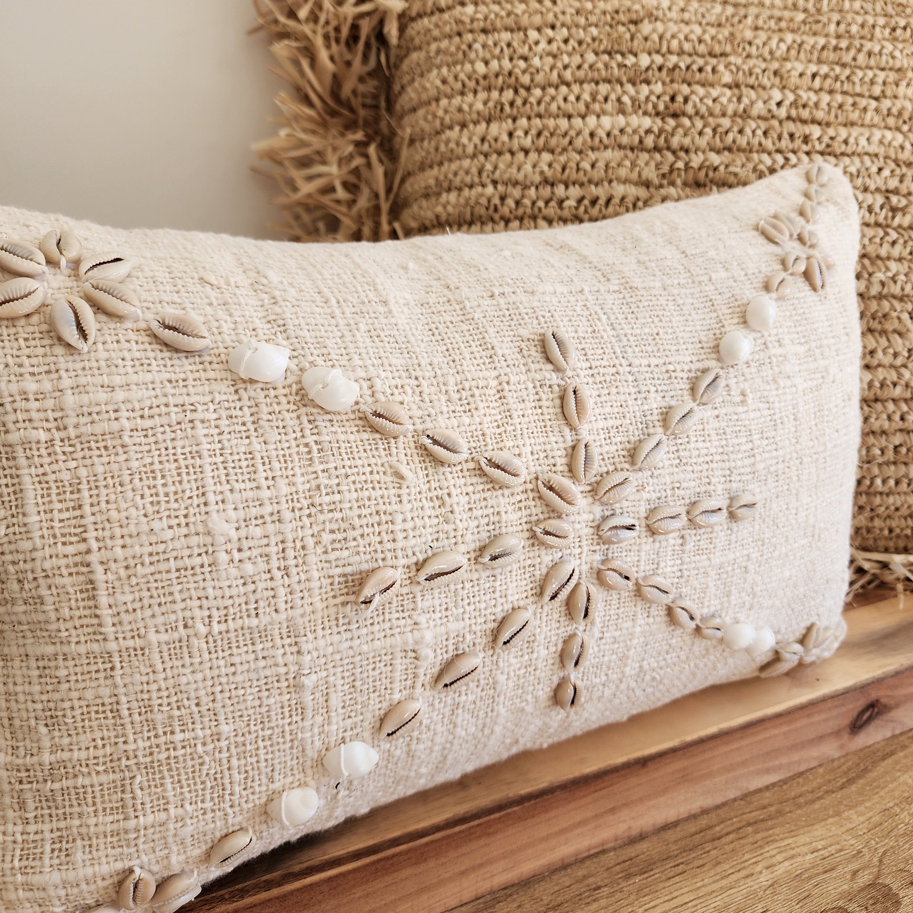 Island Star Lumbar Cushion Cover | Shell | 30x50cm