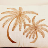 Cinnamon Palms Lumbar Cushion Cover | 30x50cm