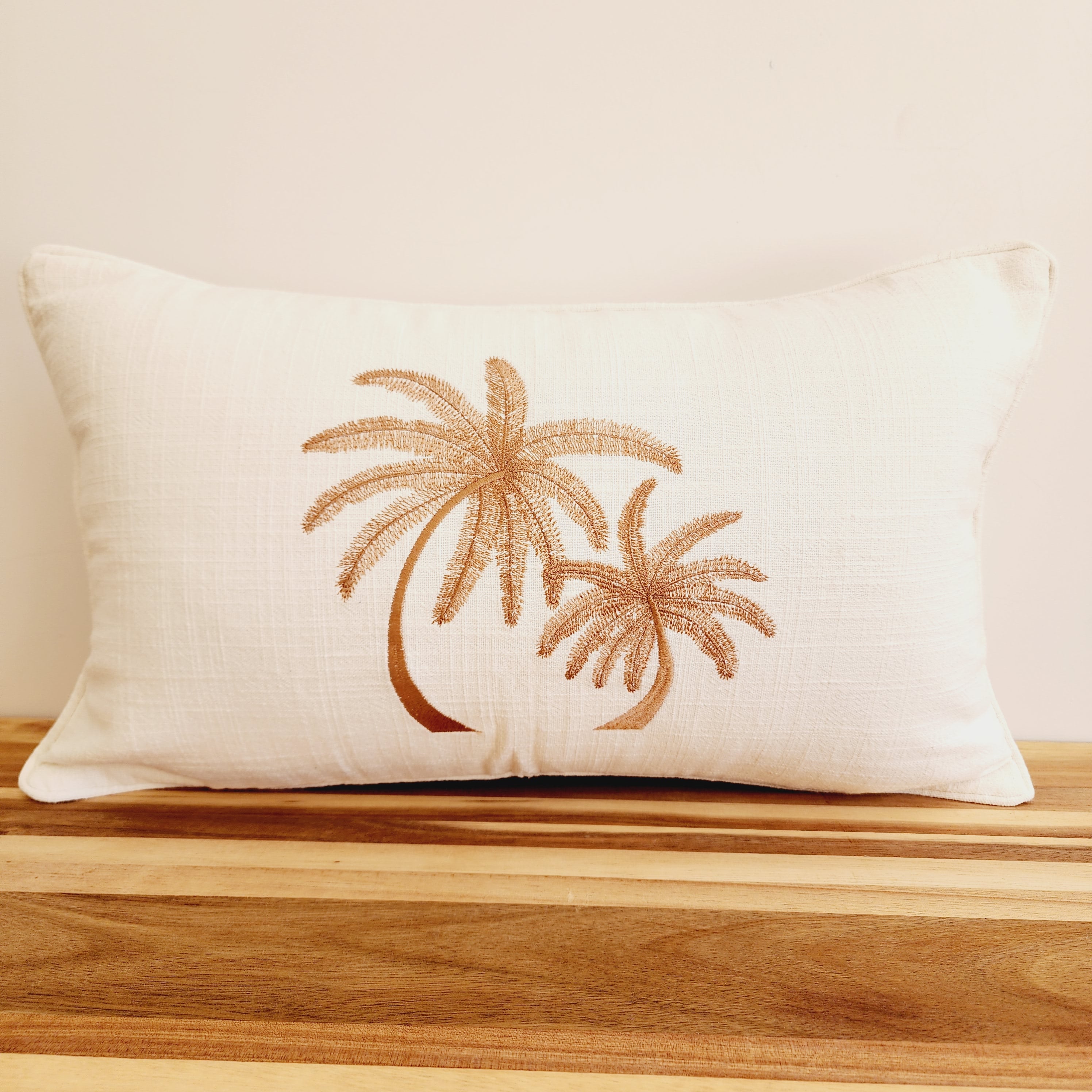 Cinnamon Palms Lumbar Cushion Cover | 30x50cm