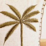 Bungalow Palms Linen Cushion Cover | 45x45cm | Linen