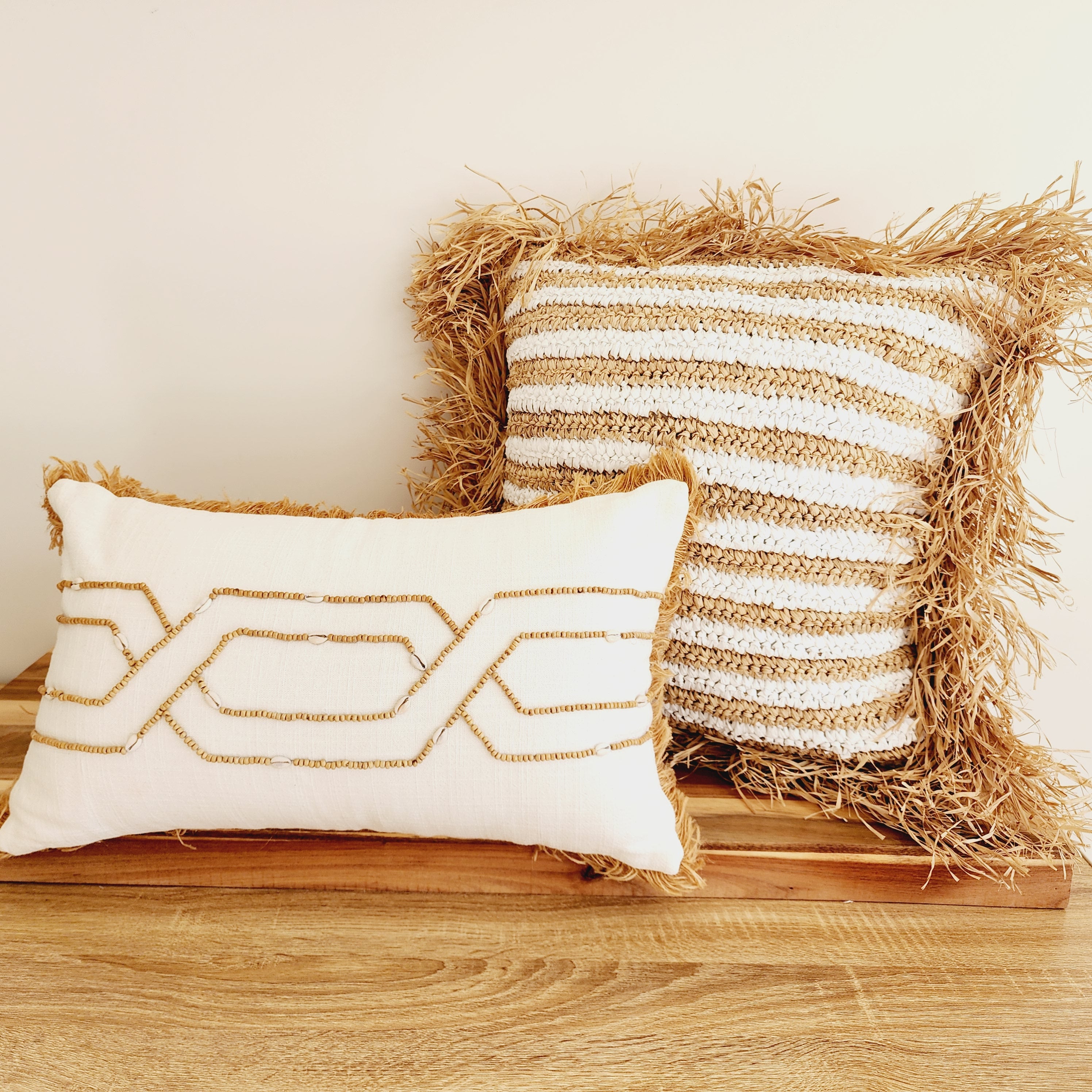 Byron Bead Luxe Cushion Cover | 30x50cm