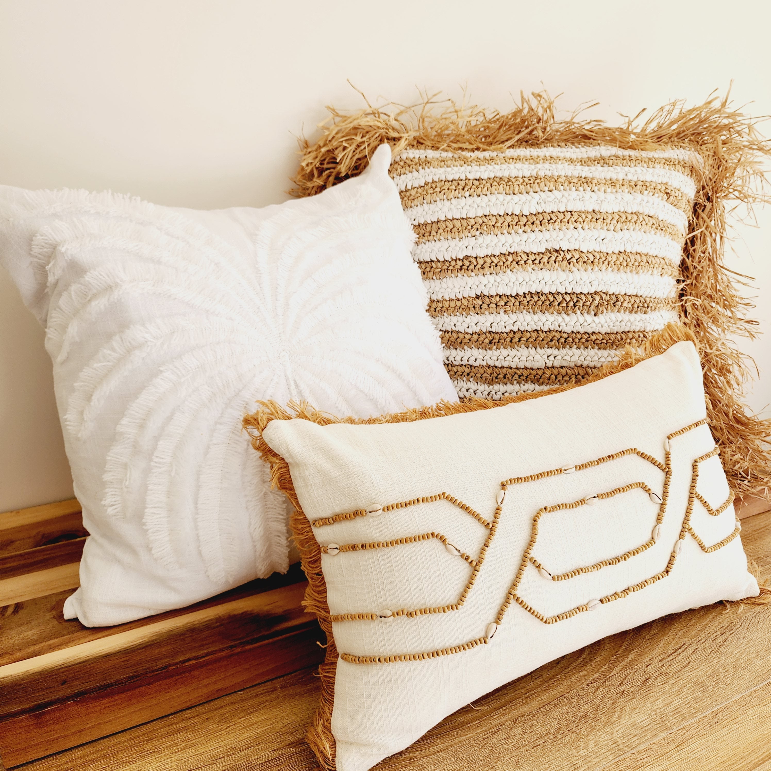 Byron Bead Luxe Cushion Cover | 30x50cm