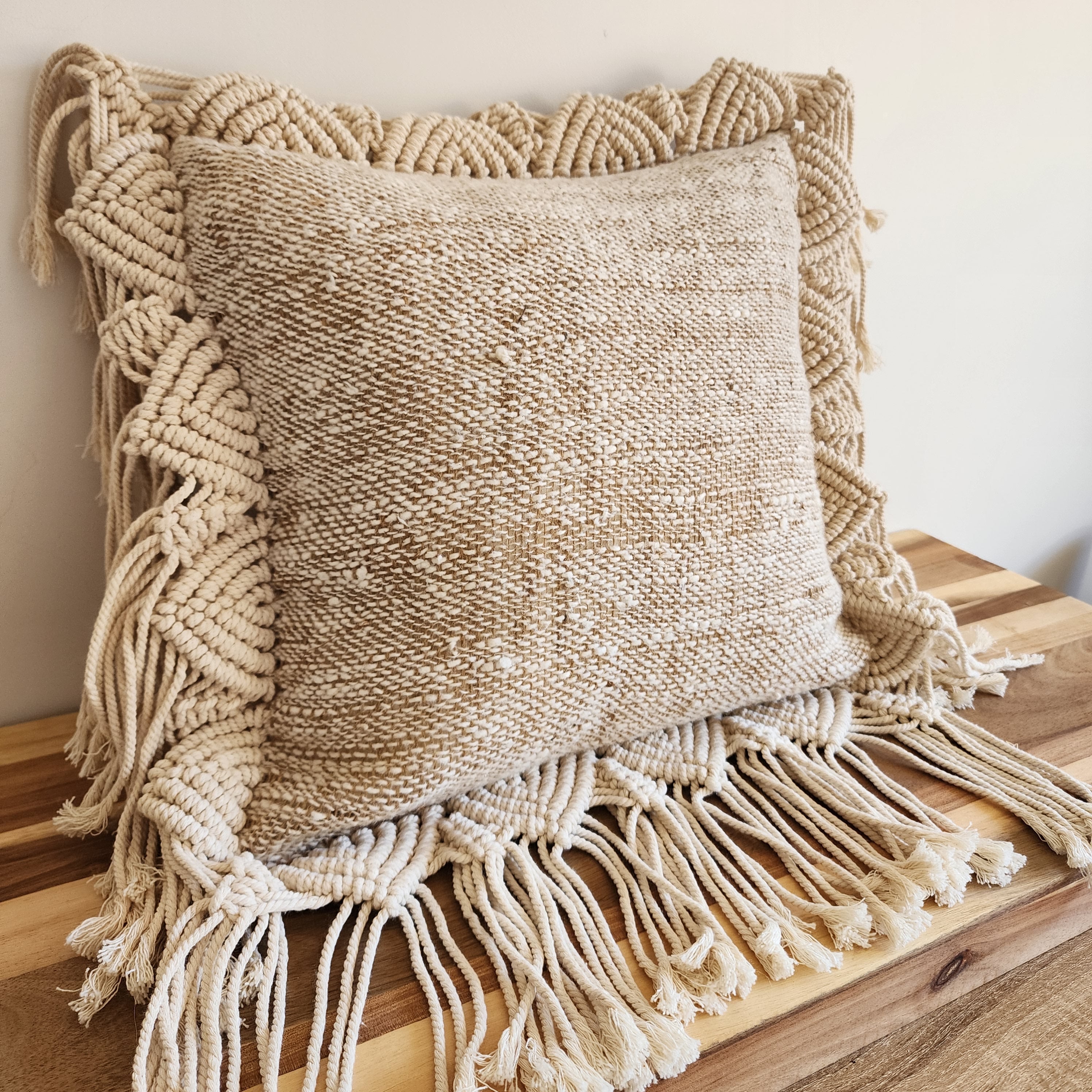 Noosa Macrame Luxe Cushion Cover | 45x45cm