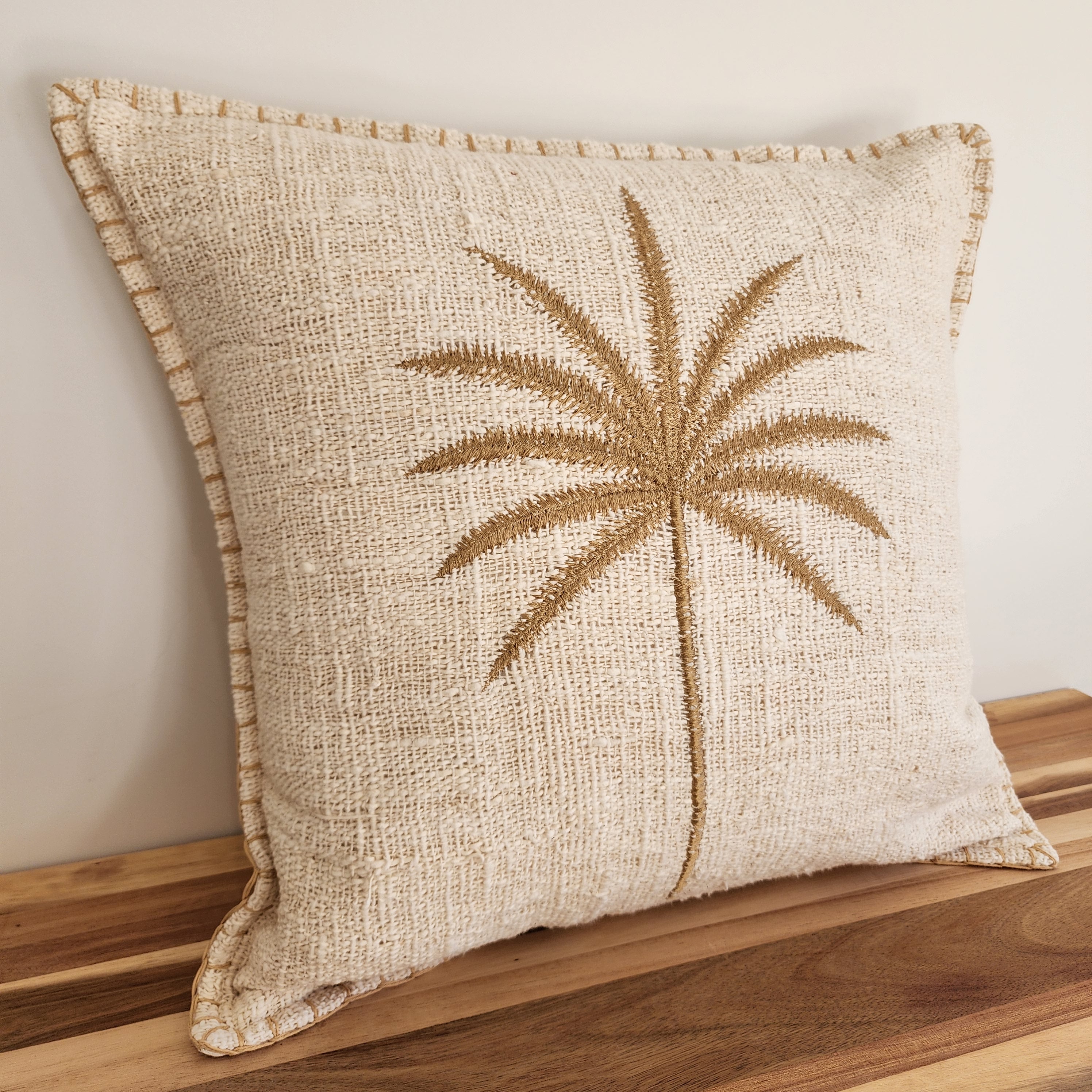 Coastal Husk Cushion Cover | Natural | 50x50cm