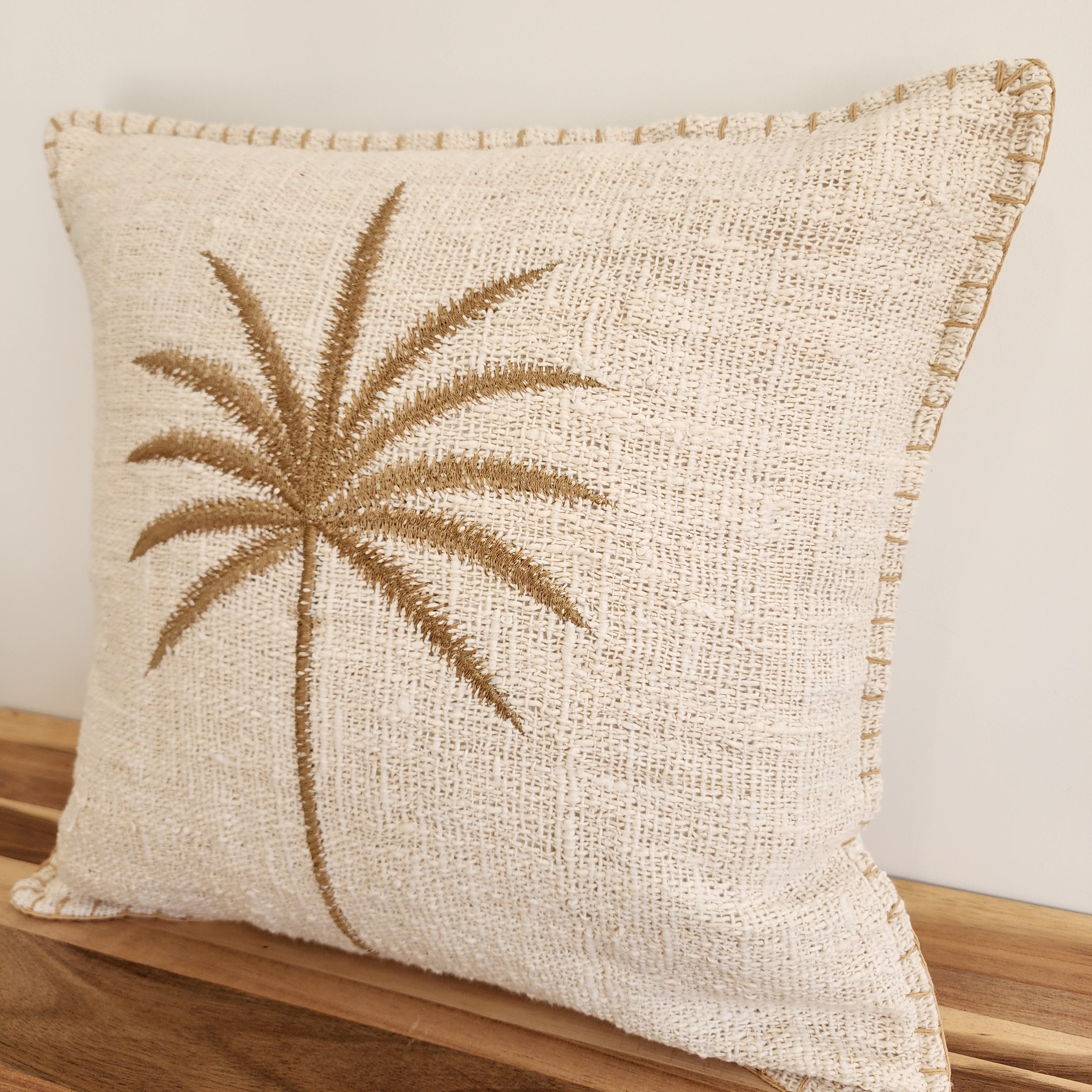 Coastal Husk Cushion Cover | Natural | 50x50cm