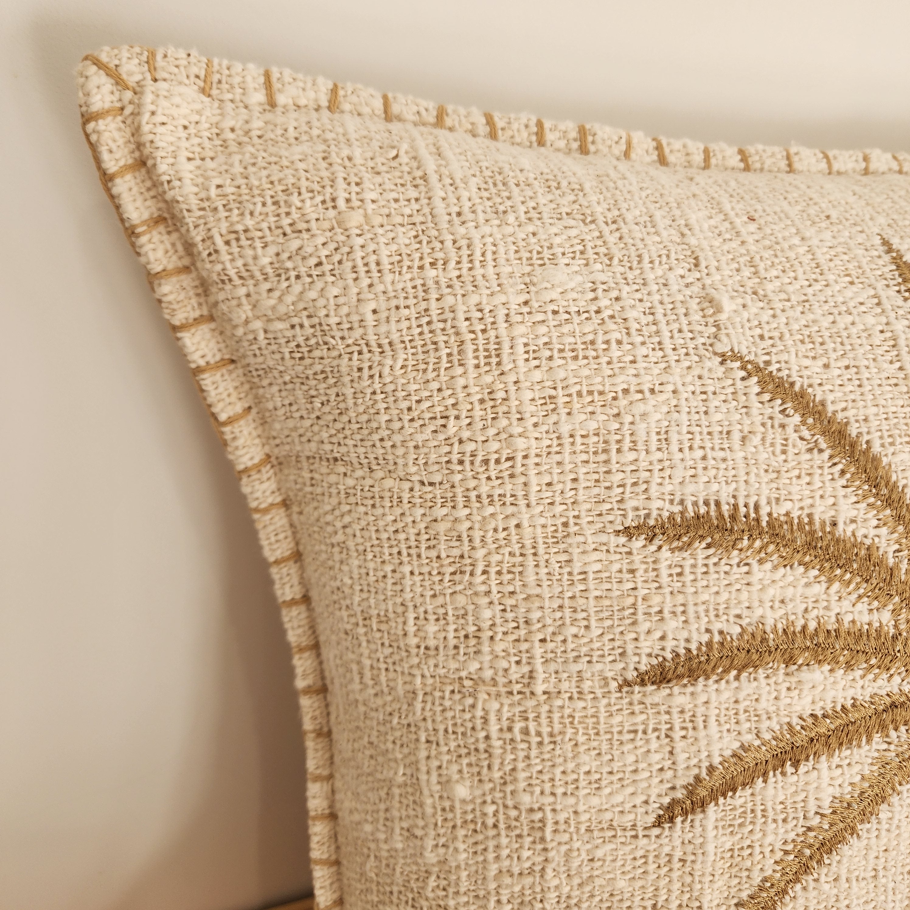 Coastal Husk Cushion Cover | Natural | 50x50cm