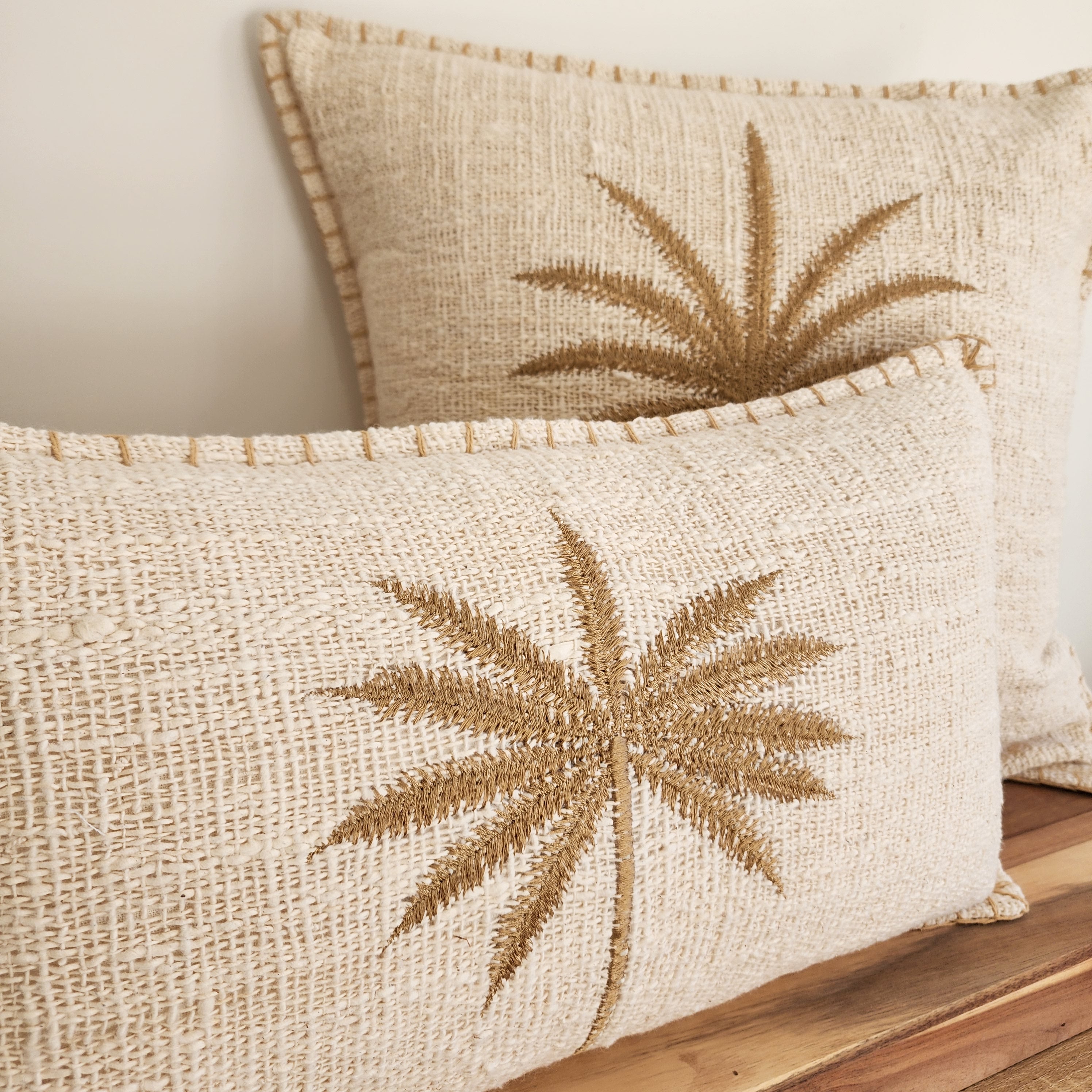 Coastal Husk Cushion Cover | Natural | 50x50cm