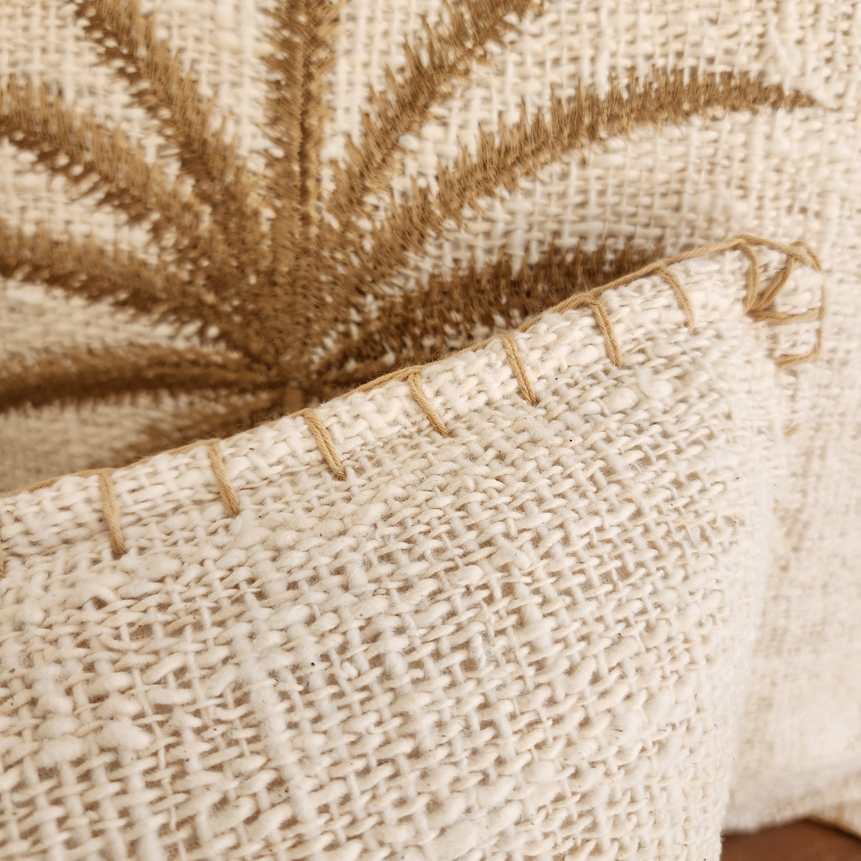 Coastal Husk Cushion Cover | Natural | 50x50cm