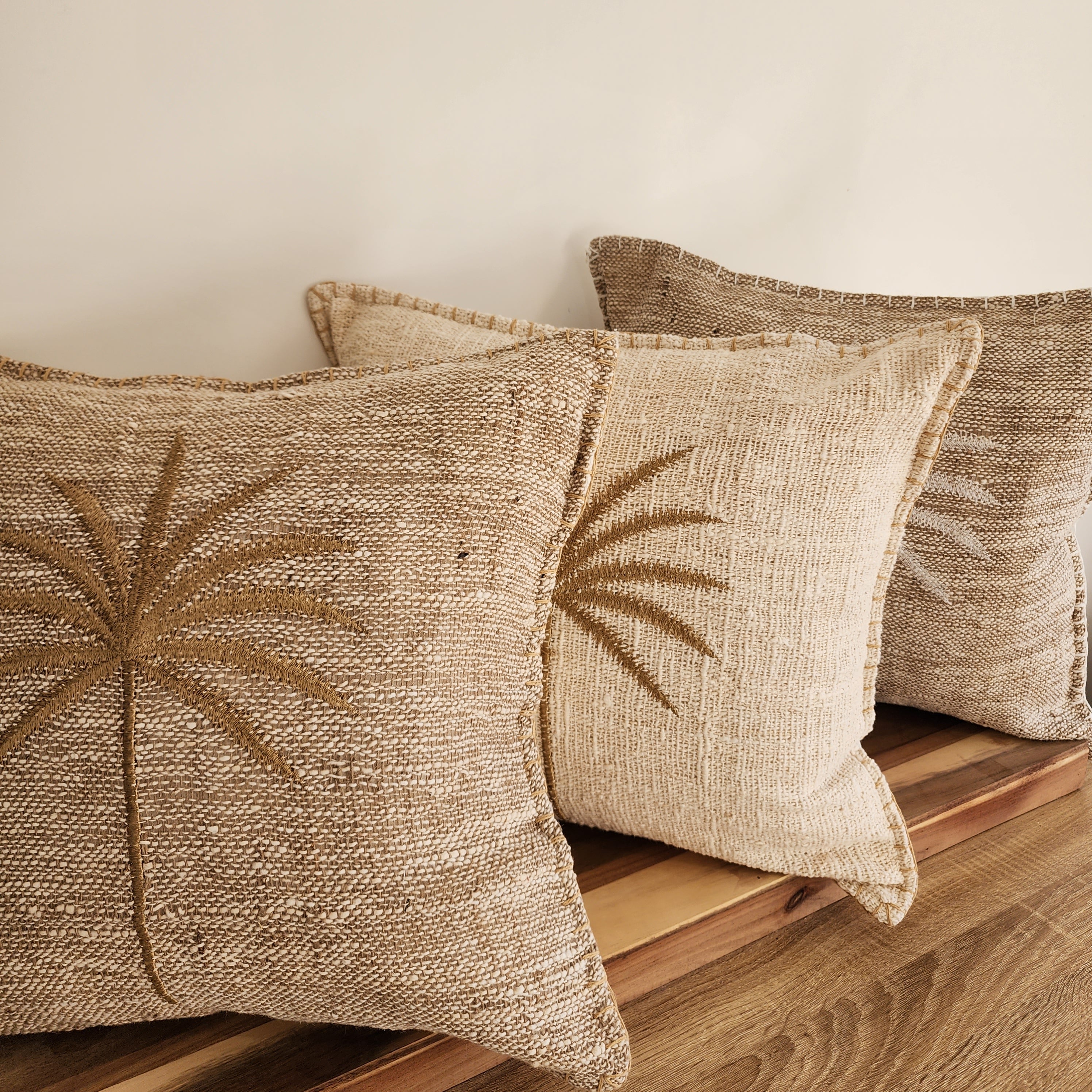 Coastal Husk Cushion Cover | Cinnamon | 50x50cm