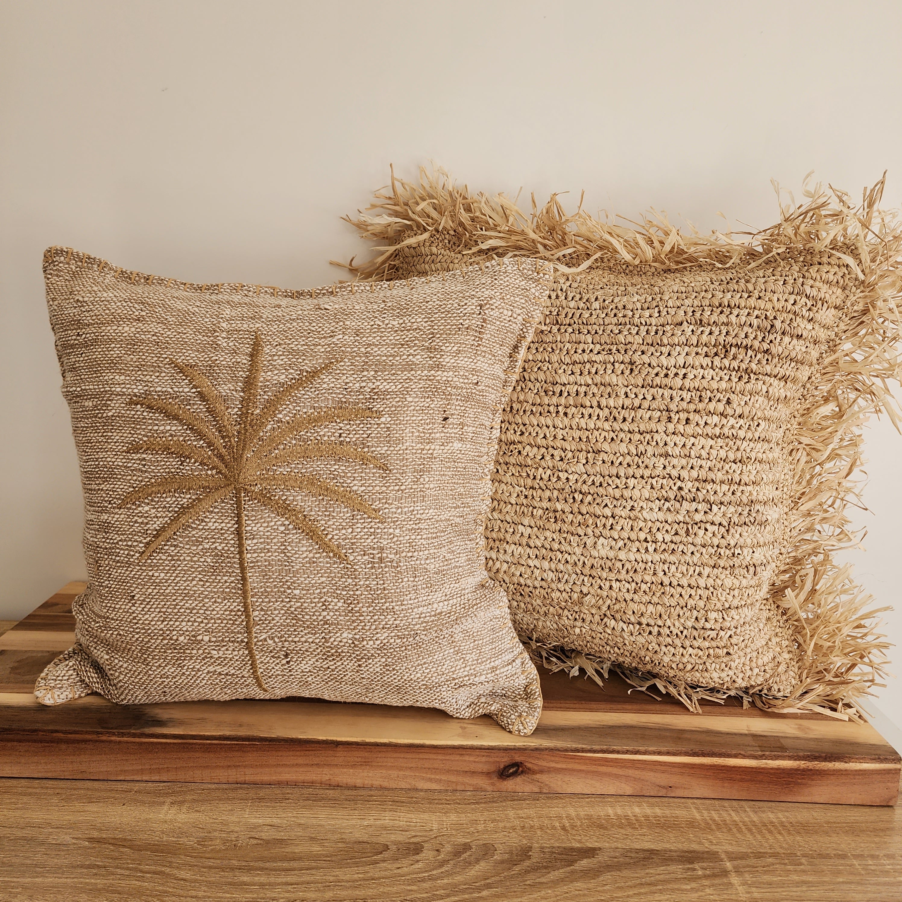 Coastal Husk Cushion Cover | Cinnamon | 50x50cm