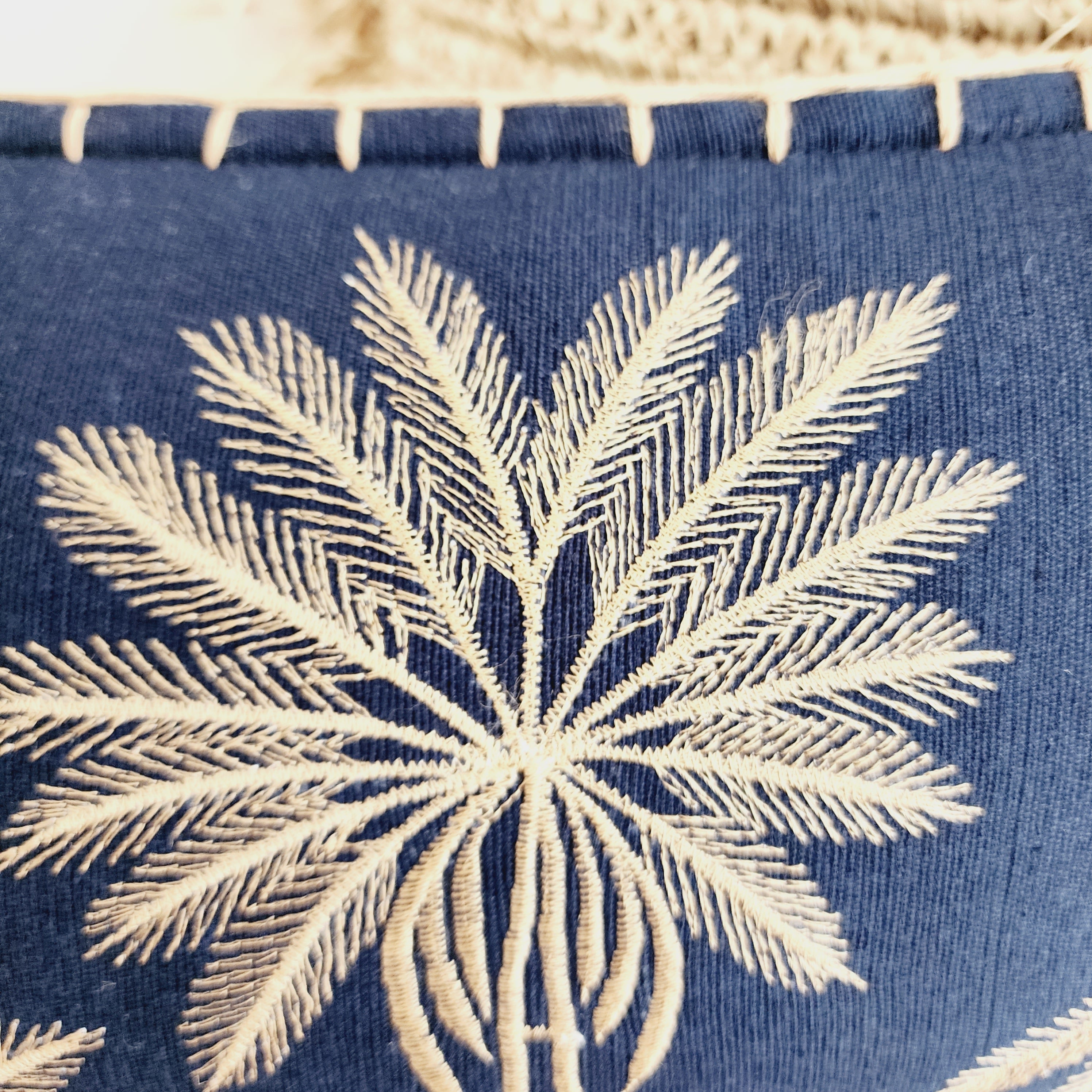 Midnight Palms Lumbar Cushion Cover | 30x50cm