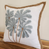 Blue Haze Palms Cushion Cover | 45x45cm