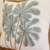 Blue Haze Palms Cushion Cover | 45x45cm