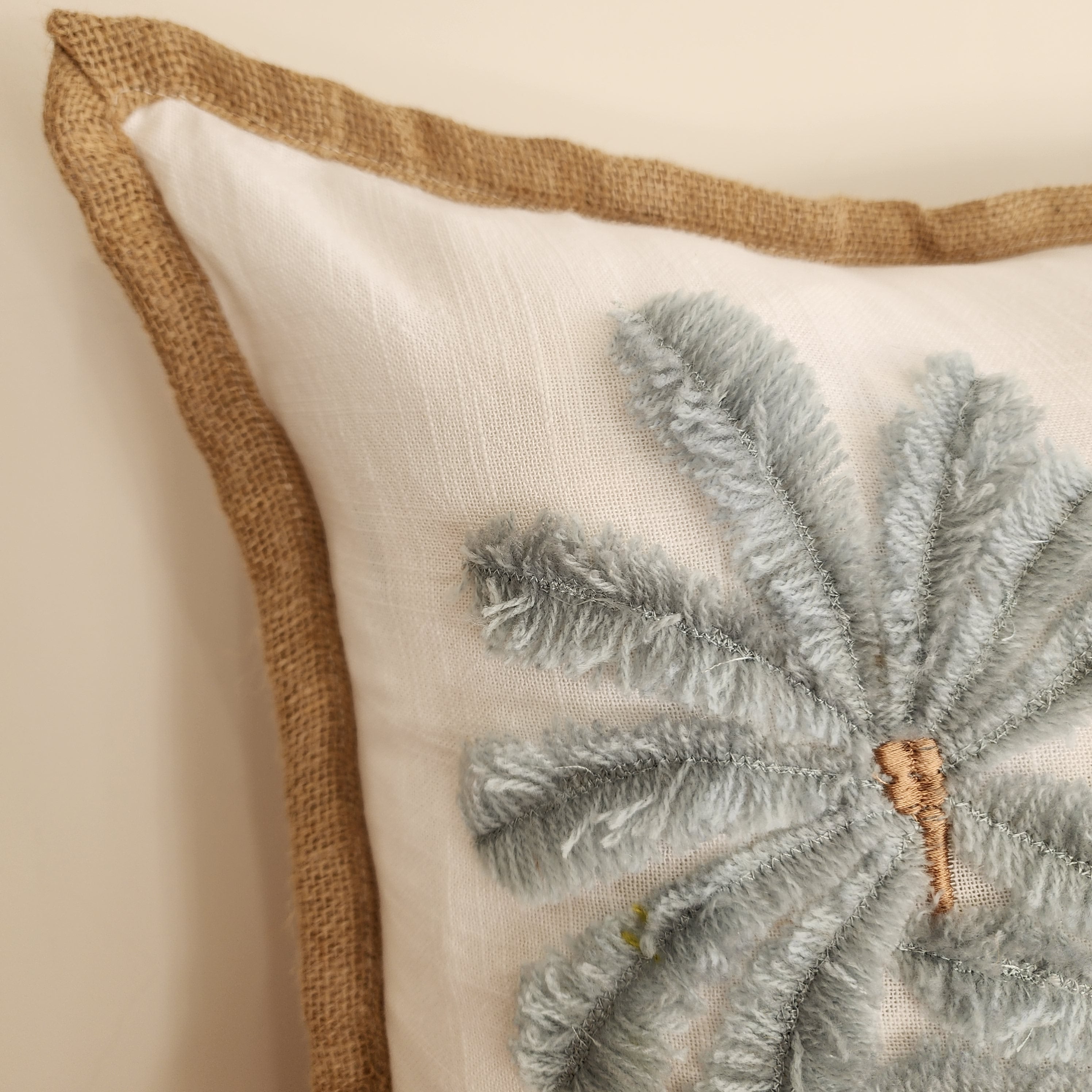 Blue Haze Palms Cushion Cover | 45x45cm