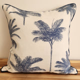 Hamptons Cotton Palm Cushion Cover | 40x40cm