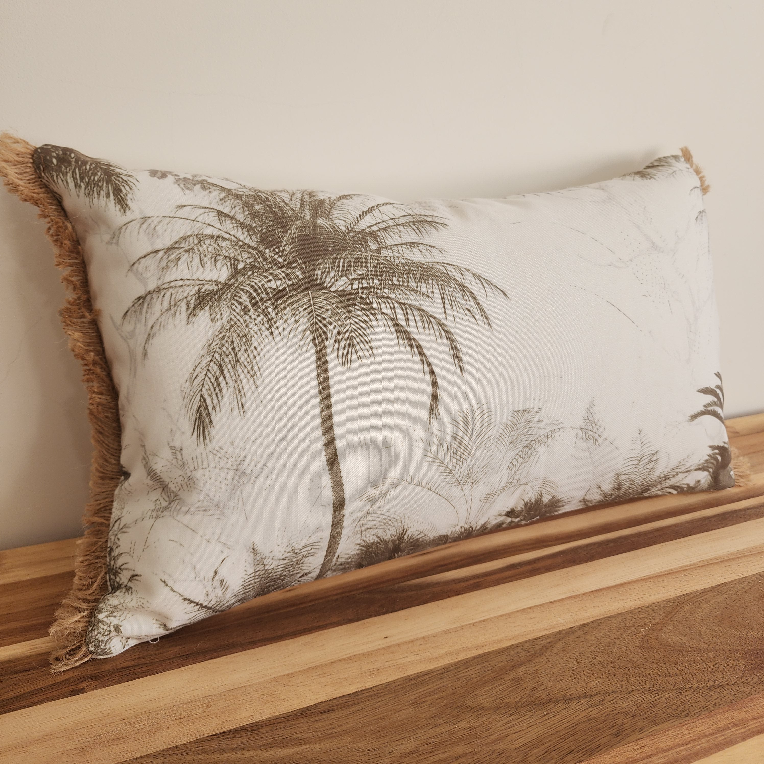 Vintage Palms Lumbar Cushion Cover | 30x50cm
