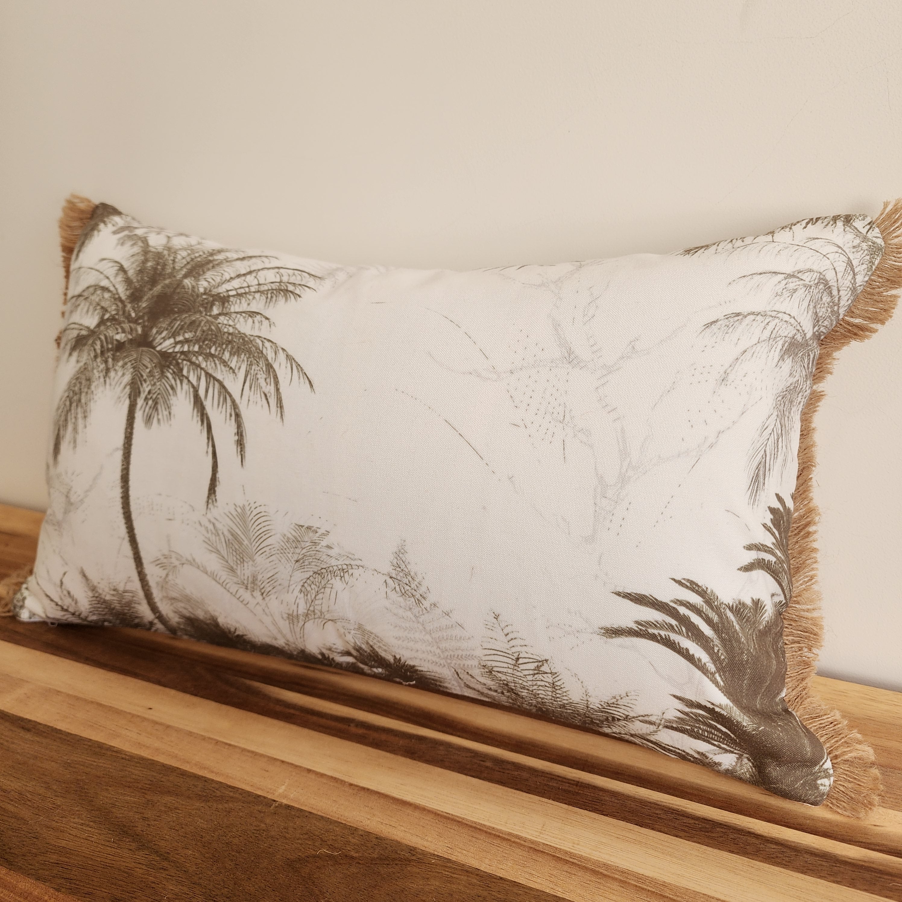 Vintage Palms Lumbar Cushion Cover | 30x50cm