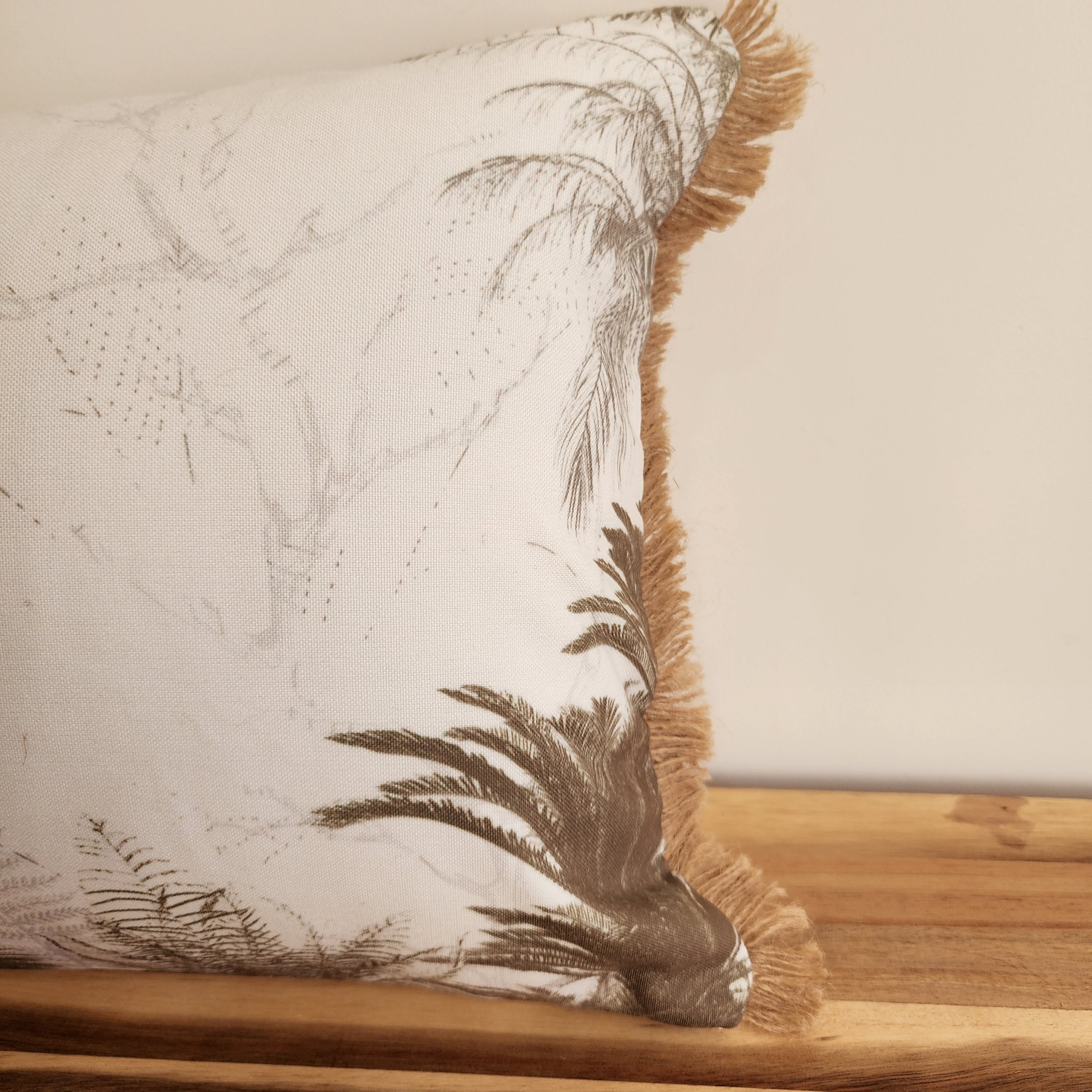 Vintage Palms Lumbar Cushion Cover | 30x50cm